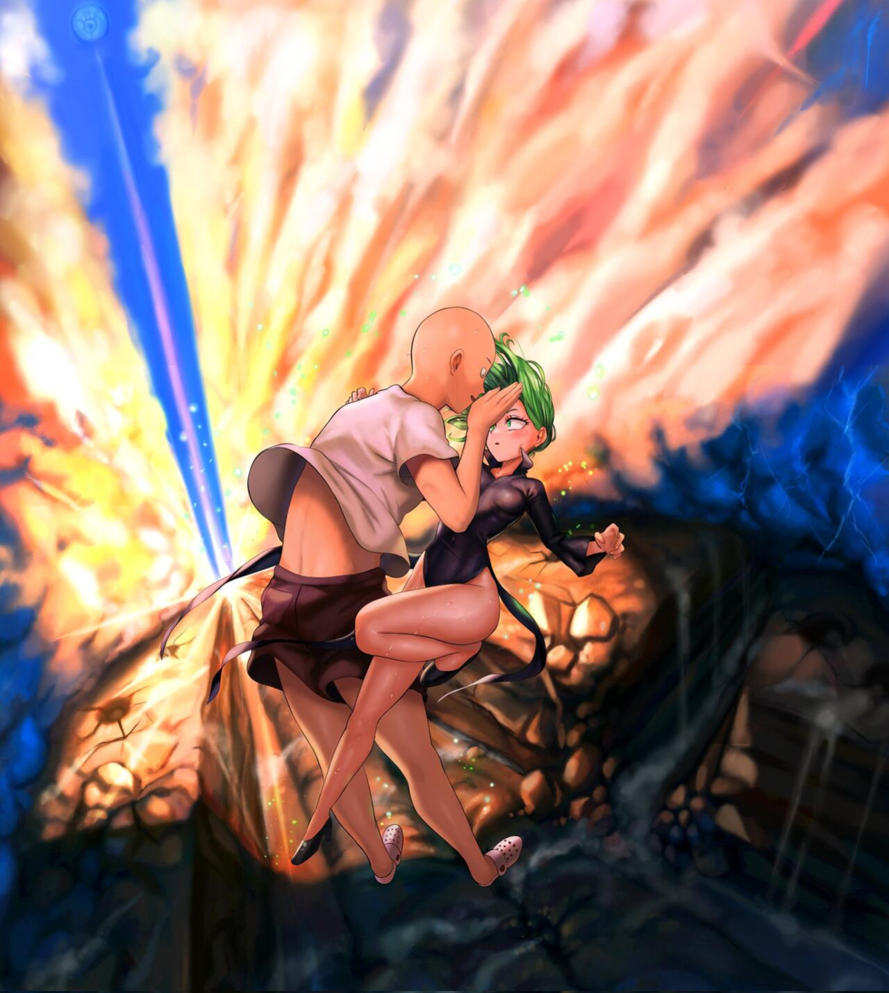 [FAIR6805] Tatsumaki x Saitama (One-Punch Man)