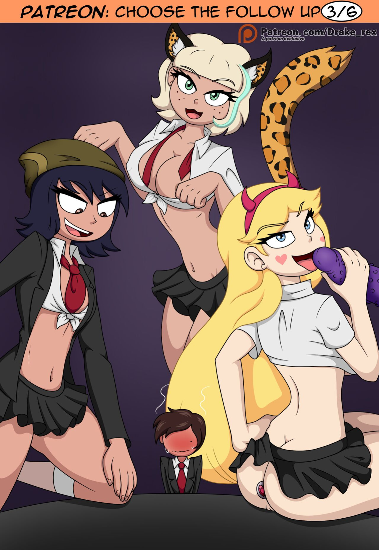 [Drake-Rex] Star Vs School girls: Marco's Assault