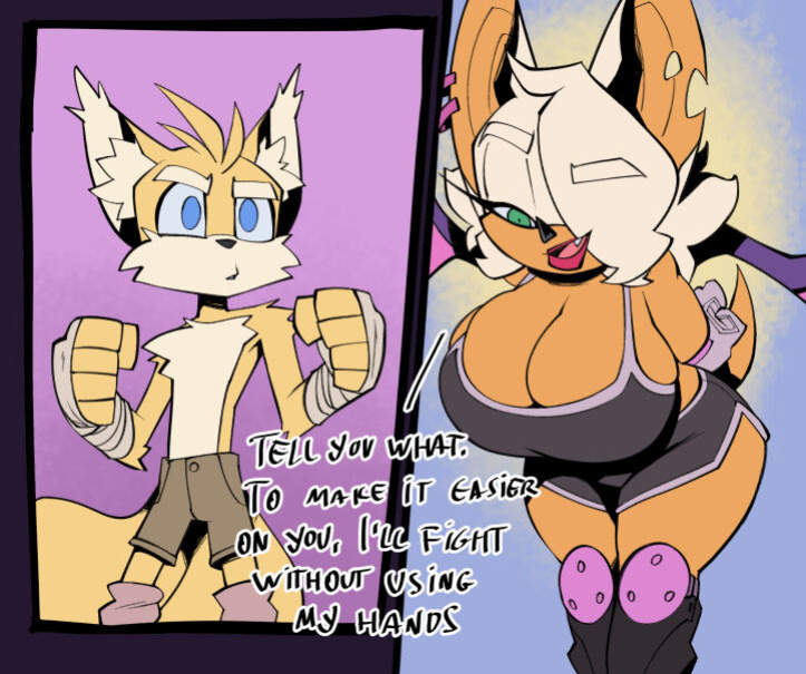 [BigDad] Let Them Fight [Flat Colors] (Sonic the Hedgehog)