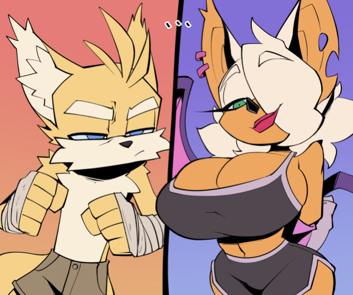 [BigDad] Let Them Fight [Flat Colors] (Sonic the Hedgehog)