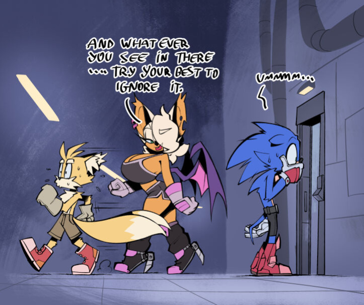[BigDad] Let Them Fight [Flat Colors] (Sonic the Hedgehog)