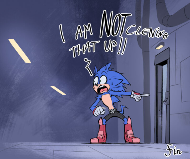 [BigDad] Let Them Fight [Flat Colors] (Sonic the Hedgehog)