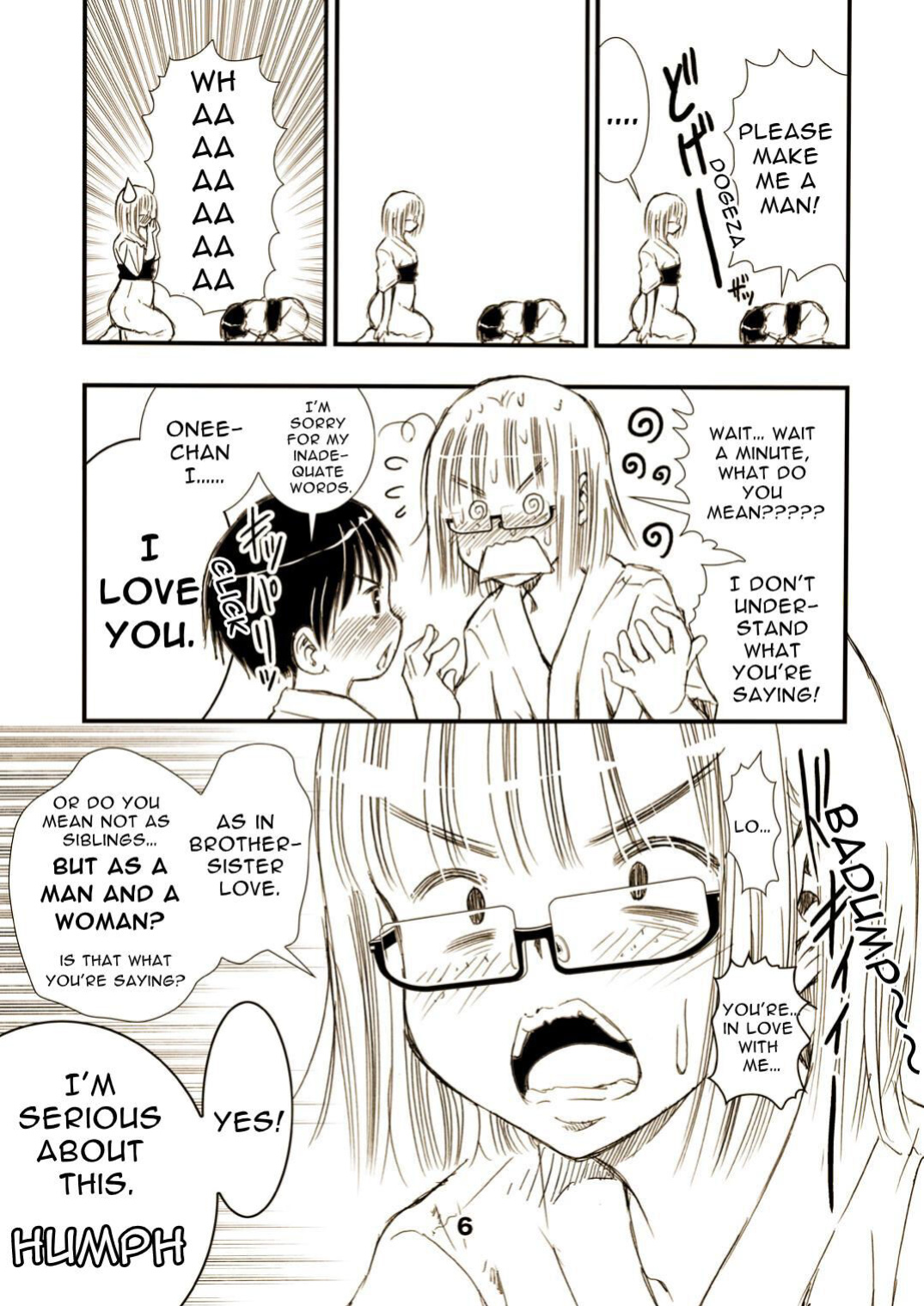 [Matsuyama Seiji (Matsuyama Seiji)] Yarashite Kureru Jimi-gao Onee-chan. [Red Eye] [DLSite] [Translators Unite]