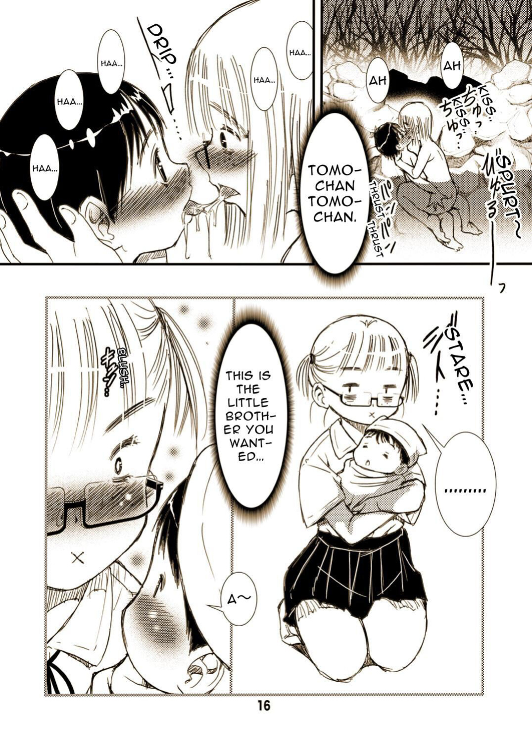 [Matsuyama Seiji (Matsuyama Seiji)] Yarashite Kureru Jimi-gao Onee-chan. [Red Eye] [DLSite] [Translators Unite]