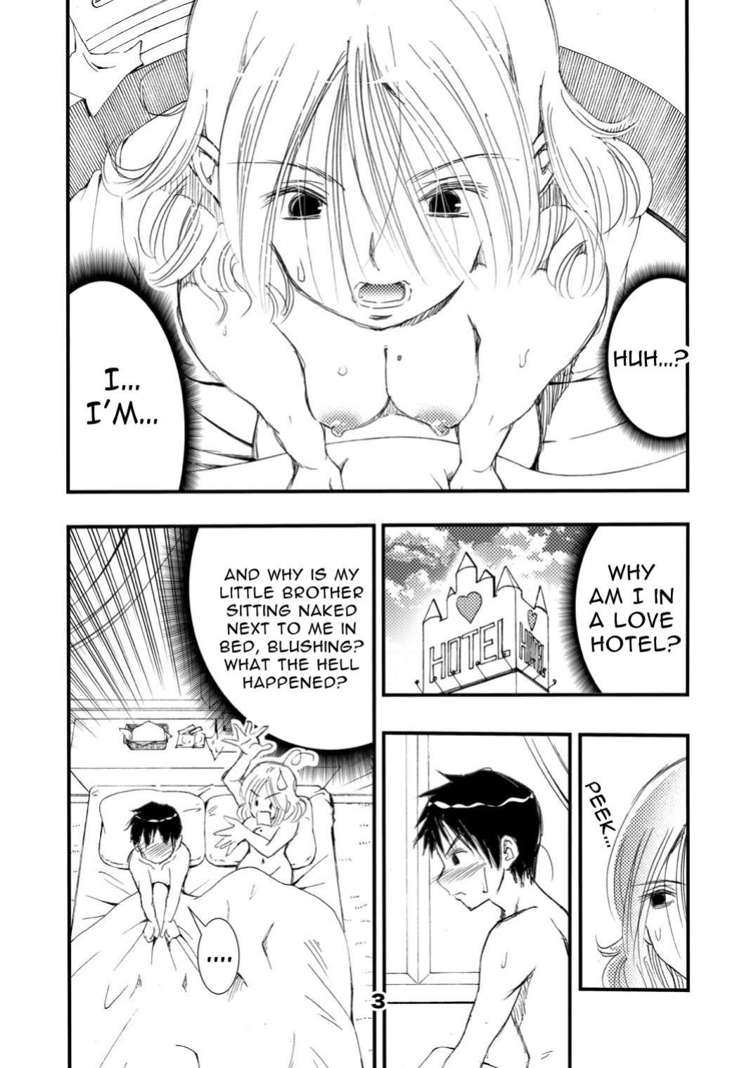 [Matsuyama Seiji] Joshikai de Yotte Otouto ni Mukae o Tanonda Asa... Nazeka LoveHo de Otouto to Ita Shita Ato de Bikkuri na Ukkari Onee-san... Ase [Red Eye] [DLSite] [Translators Unite]
