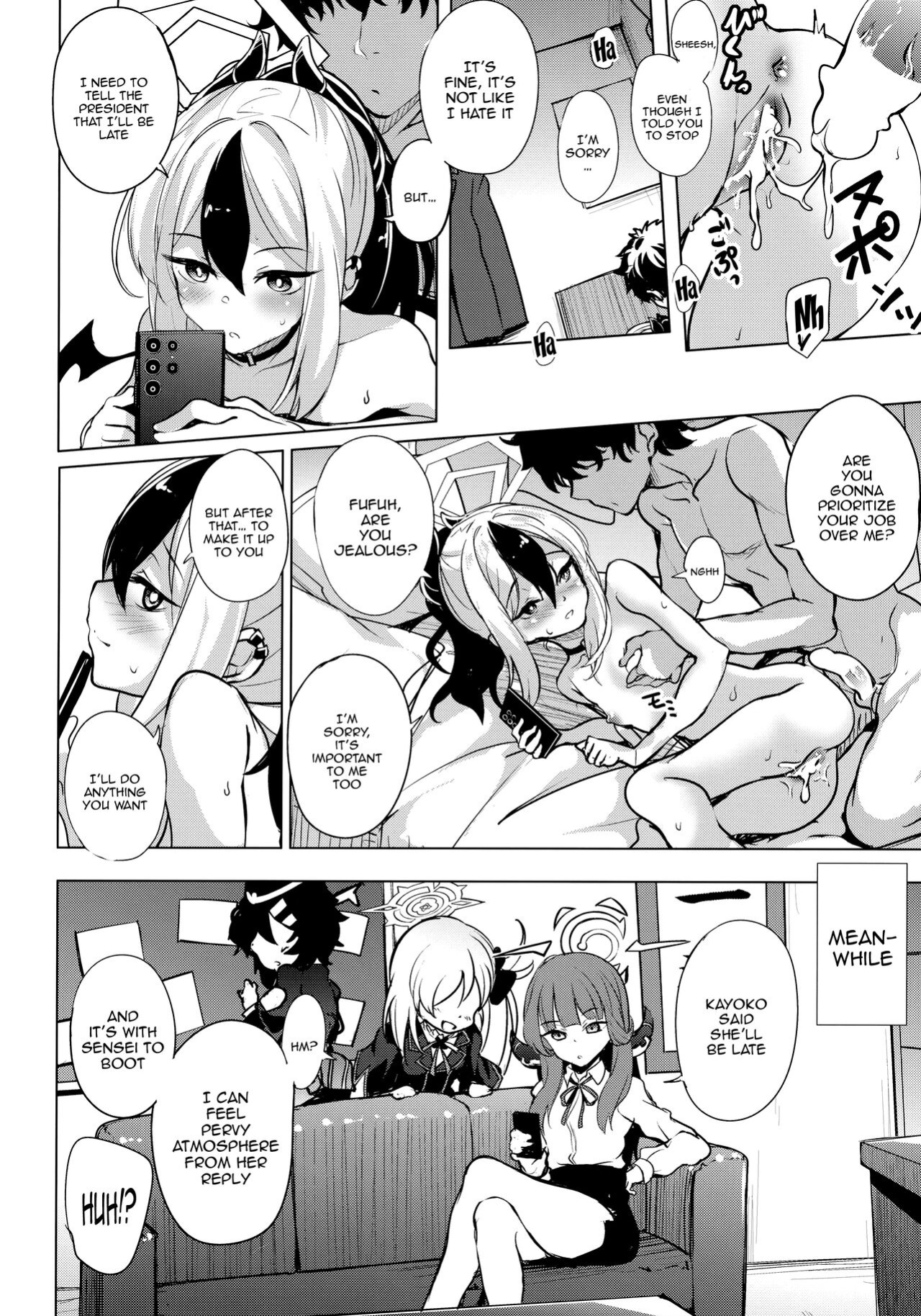 (C102) [Part K (Hitsujibane Shinobu)] Kayoko no Otomari After / After Kayoko Stayed The Night (Blue Archive)
