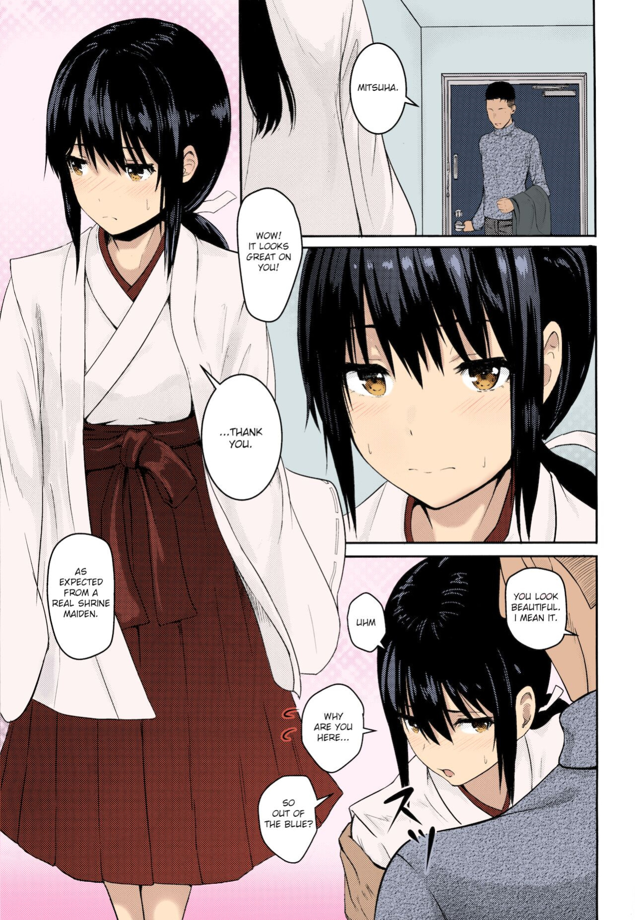 Kimi no Na wa. - & and & - Mitsuha Miyamziu & Teshigawara Katsuhiko (Coelacanth) (colored by mikakucoloring)