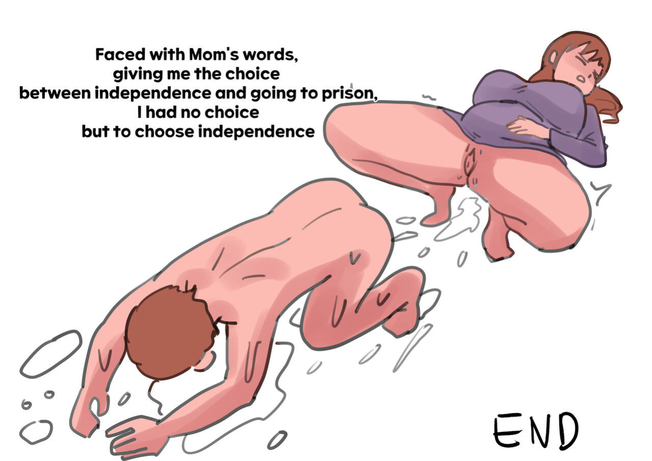 Exploration of the mother's uterus (1-7){by inside}