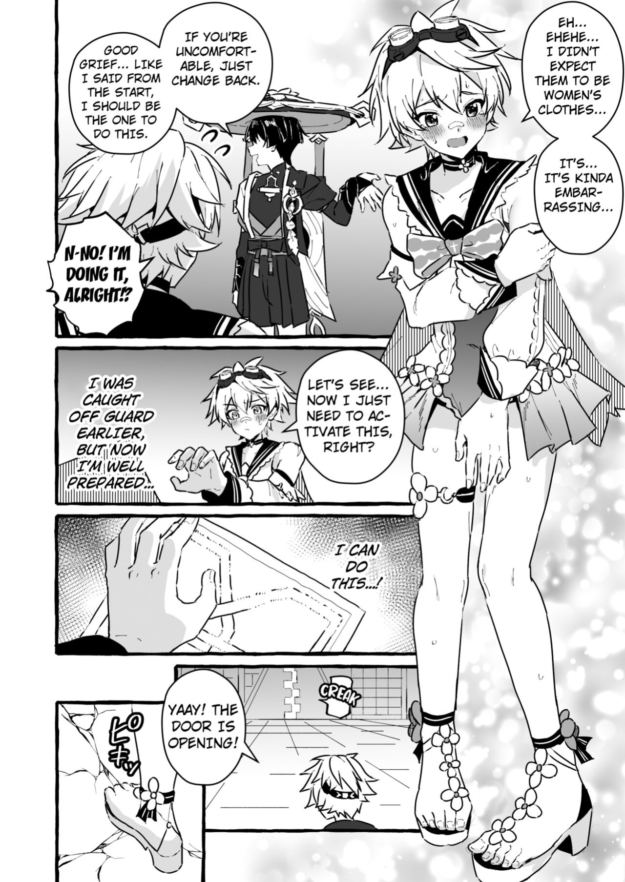 [Peko Renmei (Mrimiya Yuu)] Ero Trap Hikyou nante Aru wakenai daro (Genshin Impact) [Kuraudo]