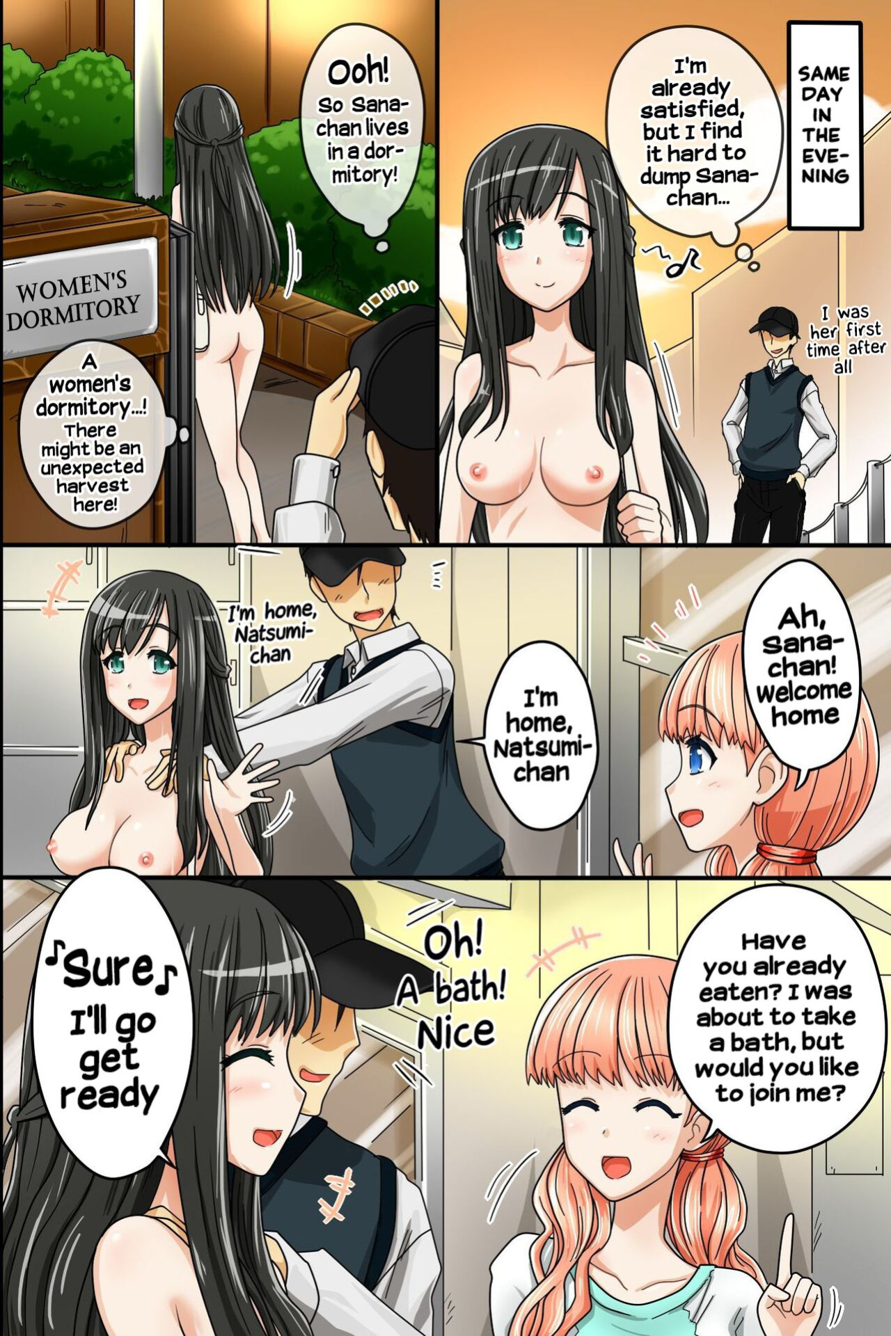 [Execio (Urokozuki)] Sonzai ga Kieru Boushi o Te ni Ireta Ore wa Joshiryo de Semen Matsuri o Shichaimashita | After obtaining a cap that erases my existence, I unleashed a festival of semen at a women's dormitory [Hikari no kaze]