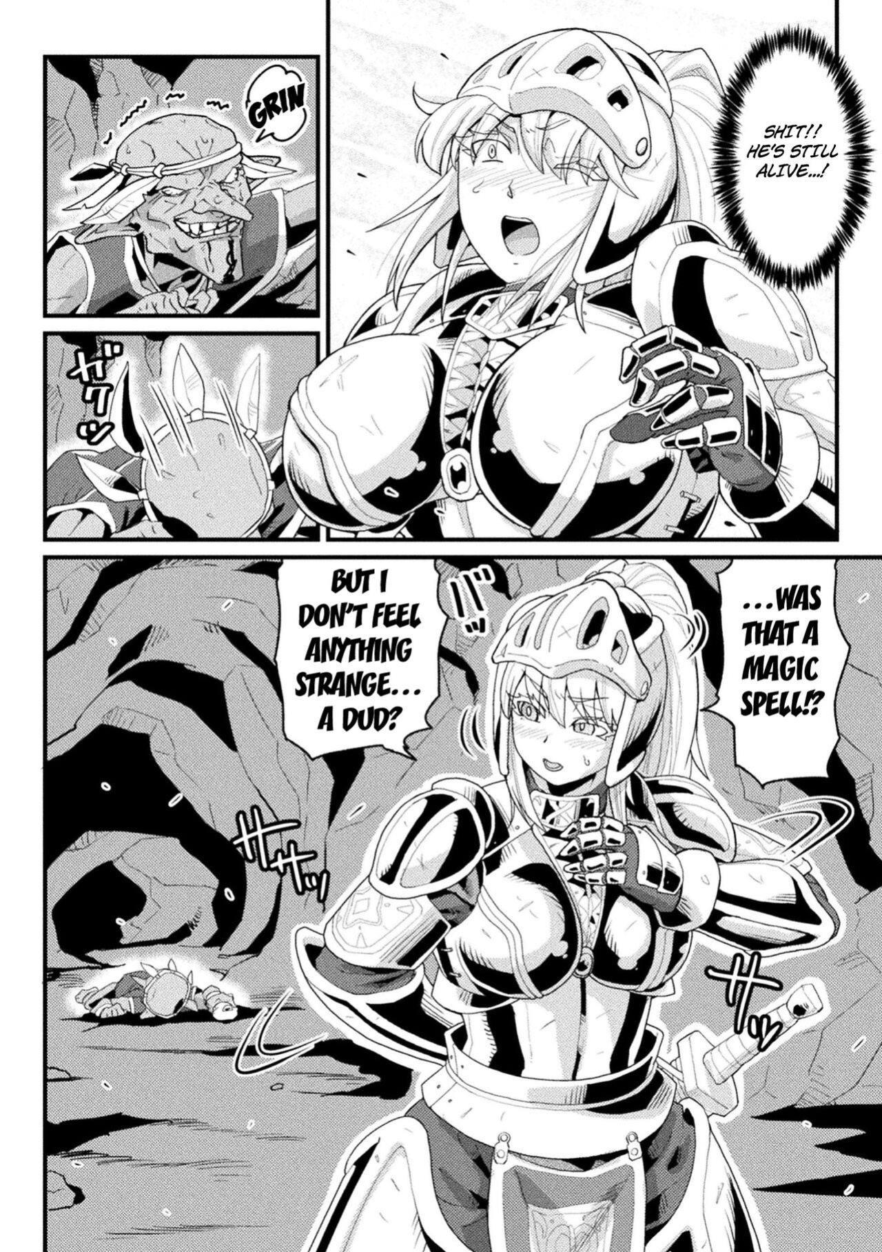 [Sorahara Midoro] The Female Knight Who Succumbs to the %Tentacles (2D Comic Magazine Noroi no Soubi de Ryoujoku Zecchou! Vol.2) [Kuraudo]