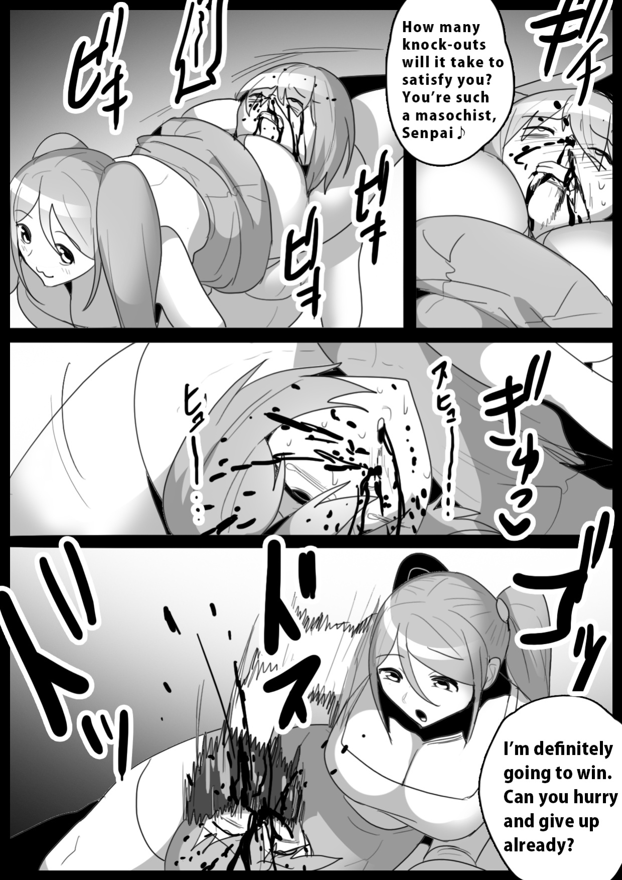 [The Nation of Head Scissors, Toppogi] Crushed by her Kouhai: Defeated and Disgraced before her Beloved Senpai