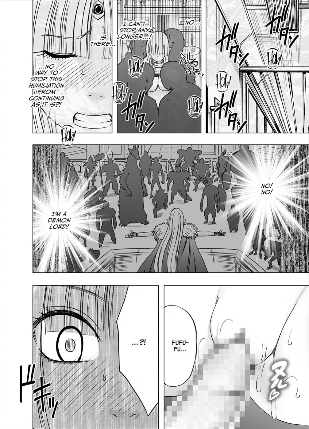 [Crimson] Isekai kara Yattekita Onna Maou-sama ga Manin Densha de Salaryman ni Chikan Sareru Hanashi [ENG]