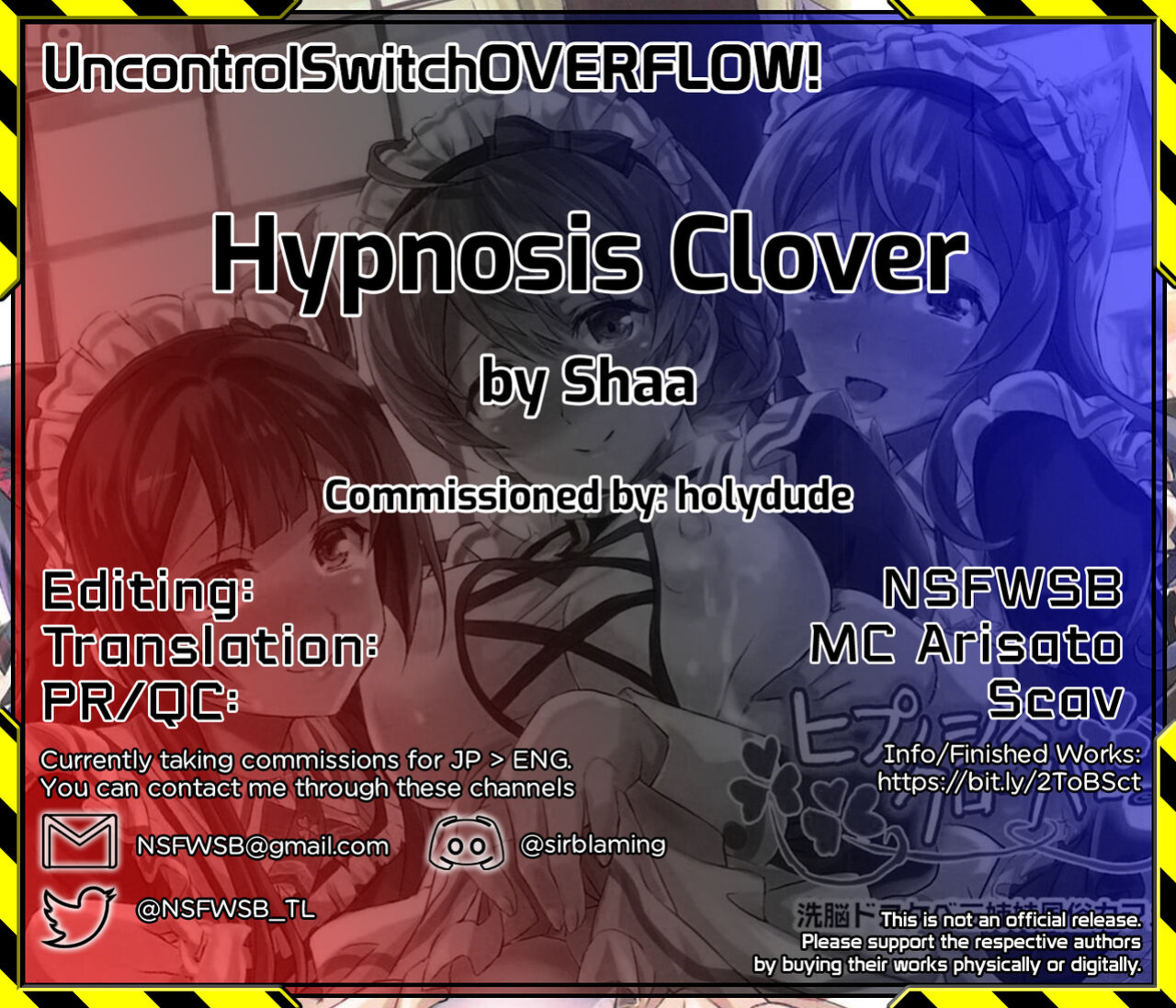 (C95) [Neko-bus Tei (Shaa)] Hypnosis Clover (THE IDOLM@STER MILLION LIVE!) [UncontrolSwitchOverflow]