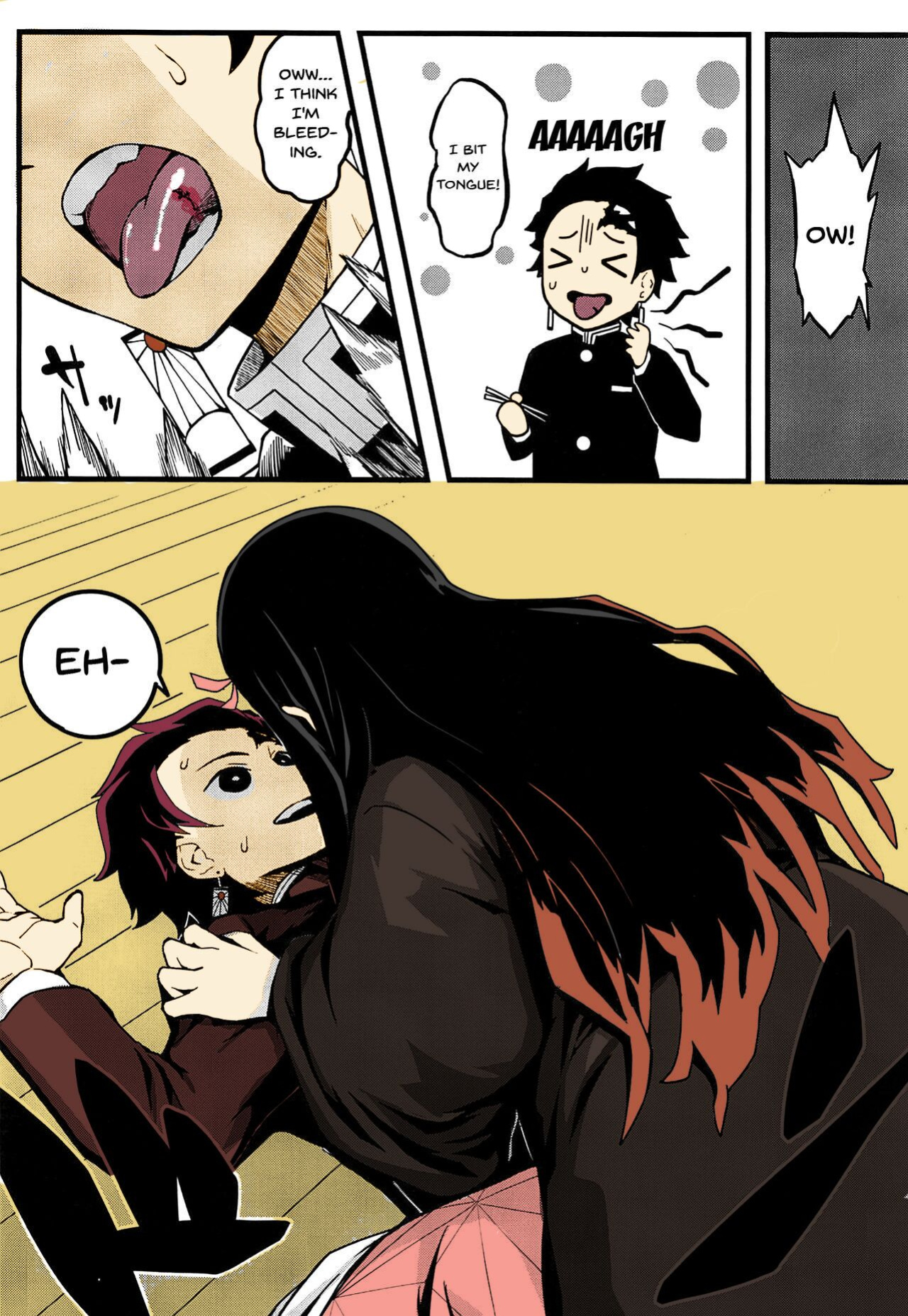 (C97) [San Se Fang (NekoWeapons)] Oniimo no Nin | Demon Sister's Pregnancy (Kimetsu no Yaiba) [Colorized]