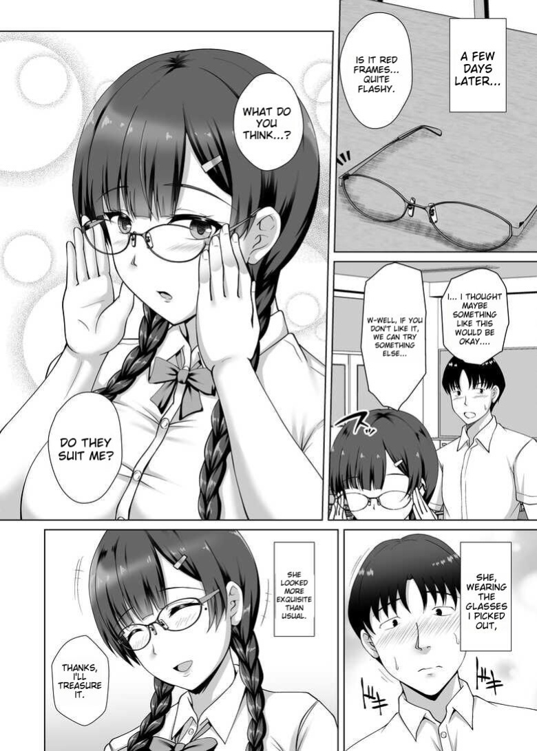 [Taishou Romanesque (Toono Suika)] Why she took off her glasses ~The Unrequited Love of the Class President with Huge Tits who allowed herself to be Manipulated by her Boyfriend~ [NekoCreme]