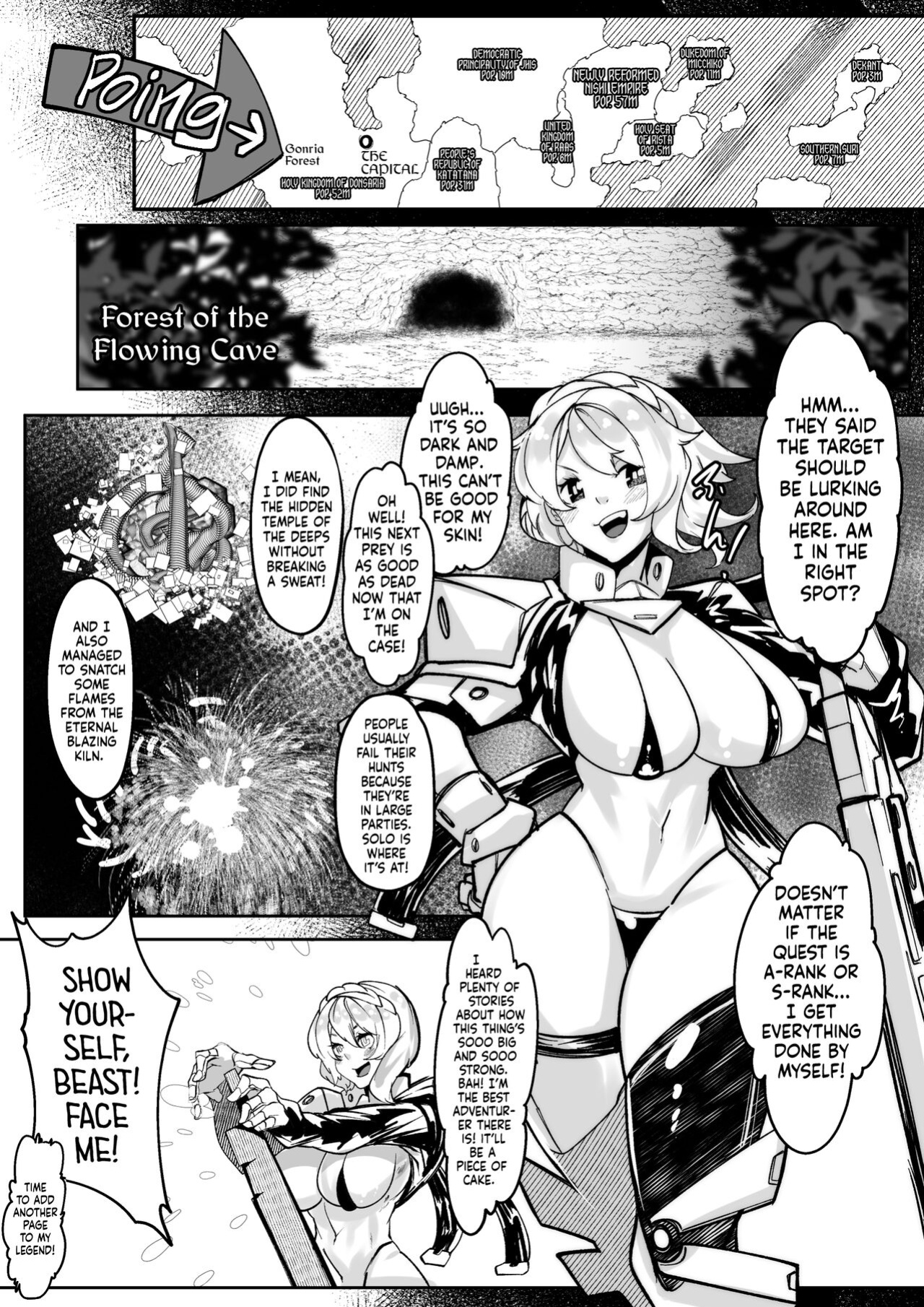 [Mr.way] Boukensha-chan to Monster Girl | Adventure Girl Meets Monster Girl [head empty]
