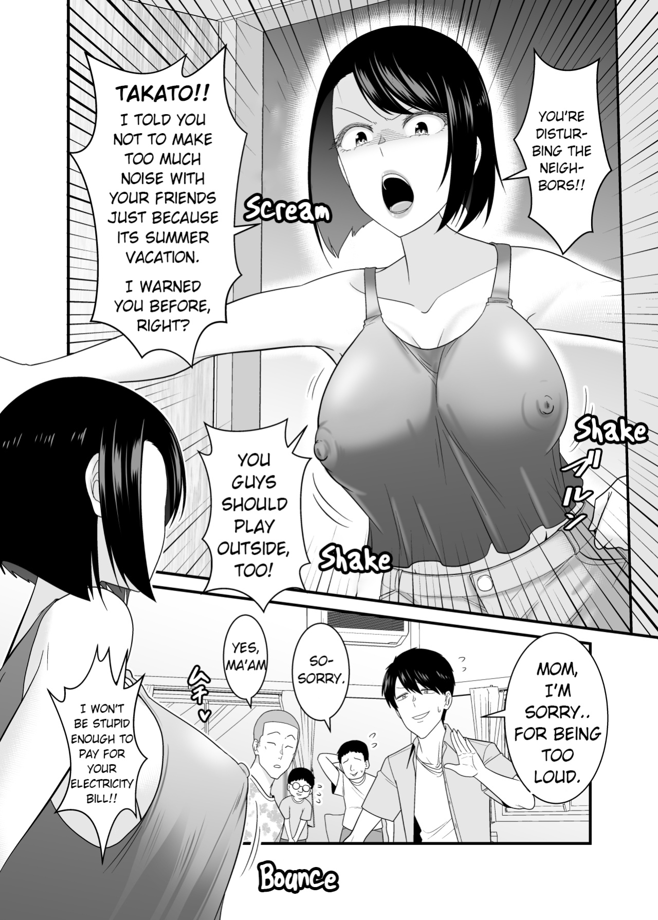 [Yuuki Kagoubutsu (Satou Yu-ki)] My mother who gets angry easily was NTR'd by an annoying DQN junior [Bamboozalator]