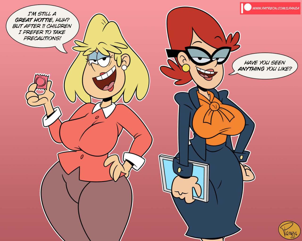[IlPanza] Rita Loud & Mrs. Carmichael (The Loud House)