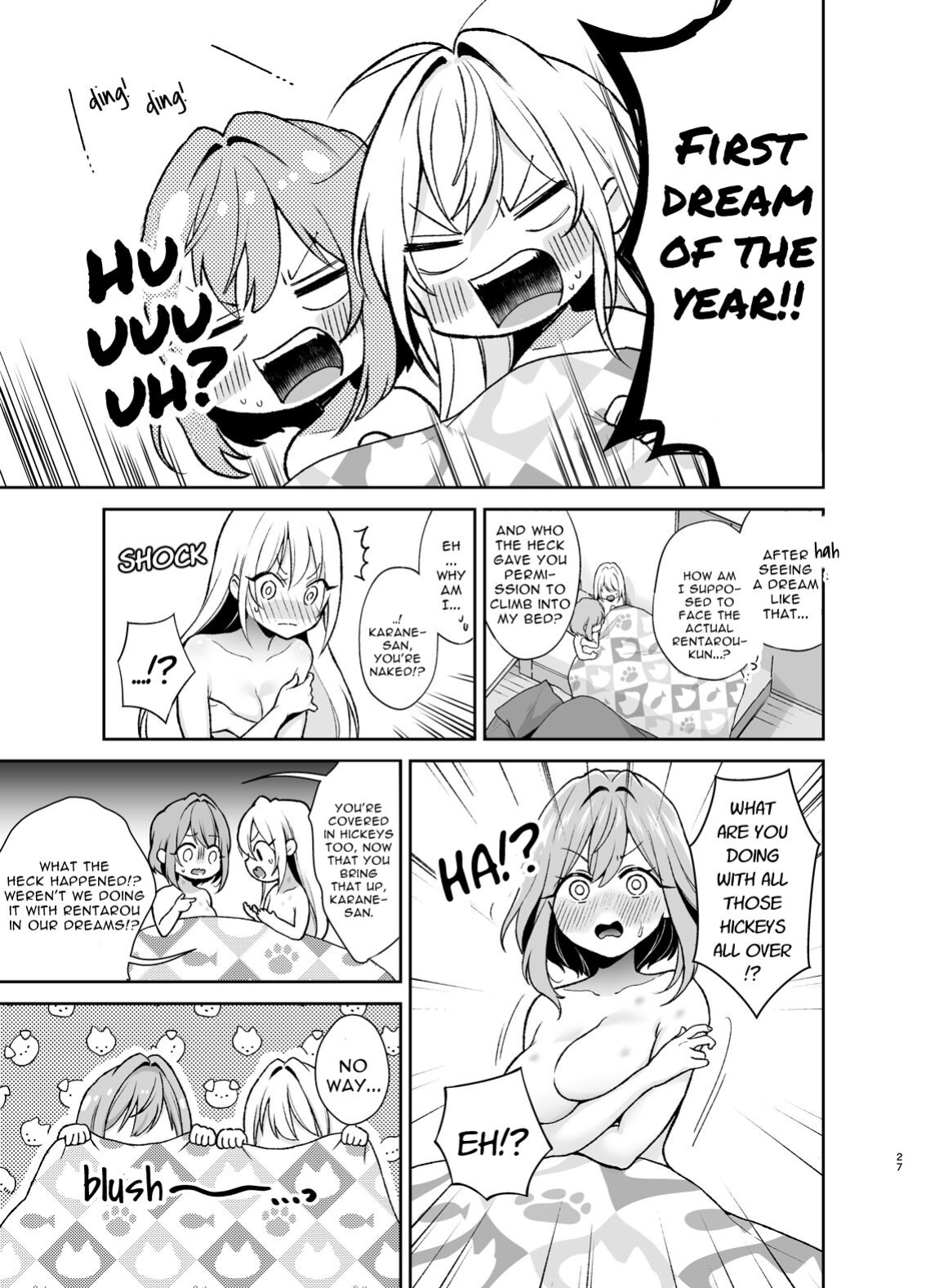 [Yume no Tsuzuki (Yumemiteeru)] The Book In Which Lovey-Dovey Sex Is Had With Hakari And Karone | Hakari to Karane to IchaLove H suru HON (Kimi no Koto ga Daidaidaidaidaisuki na 100-nin no Kanojo) [Daddy Scan Me Harder!]