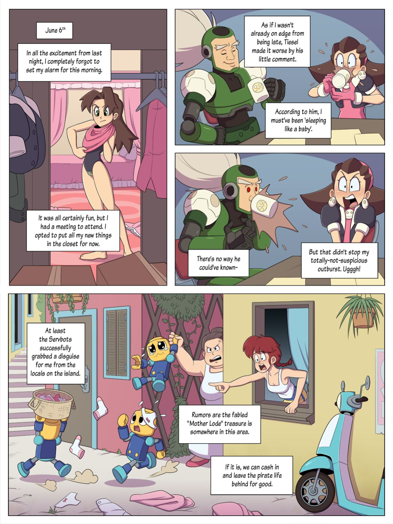 Artist - Pieceofsoap / Diary Of An Air Pirate - FULL COMIC