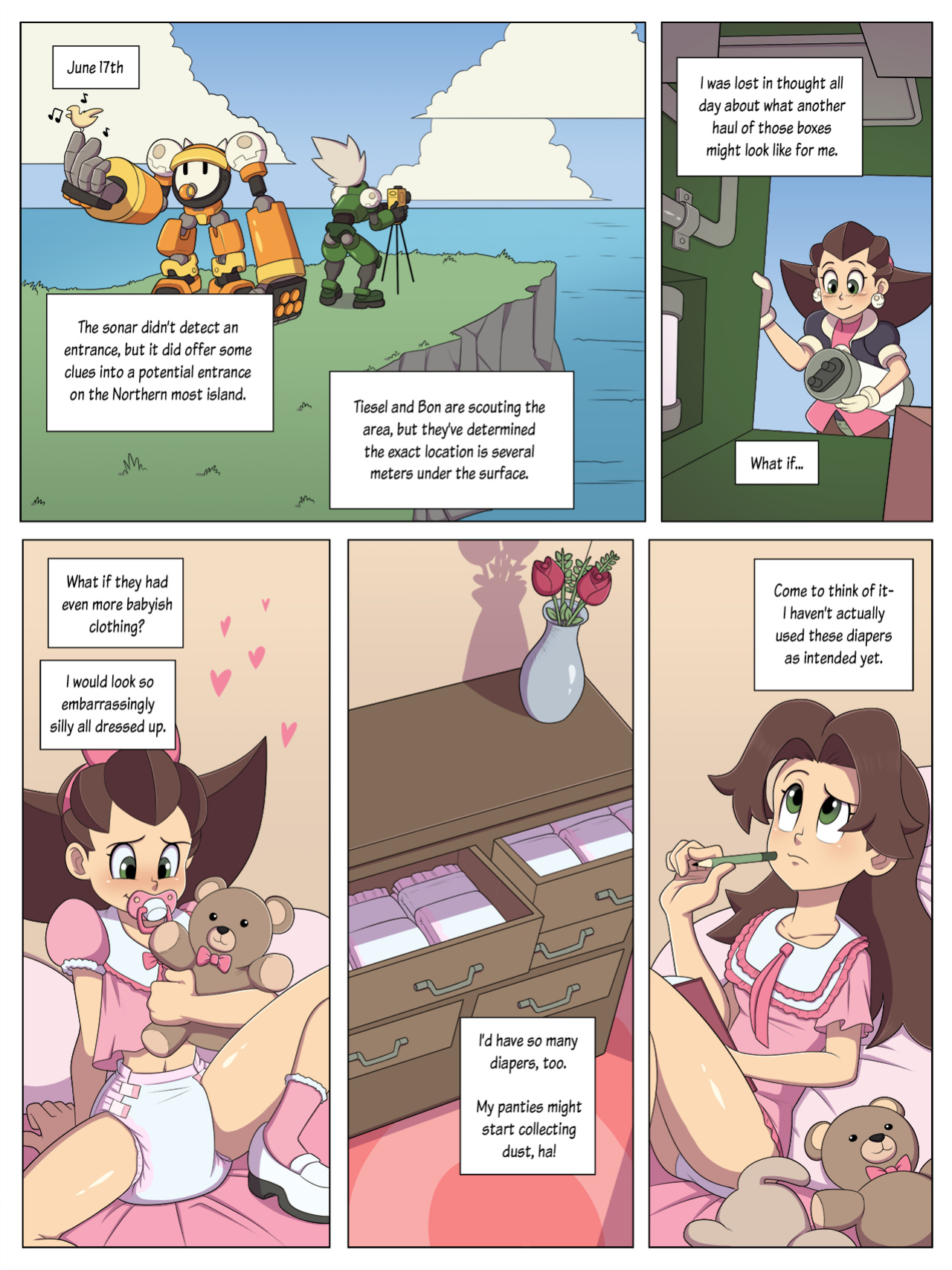 Artist - Pieceofsoap / Diary Of An Air Pirate - FULL COMIC