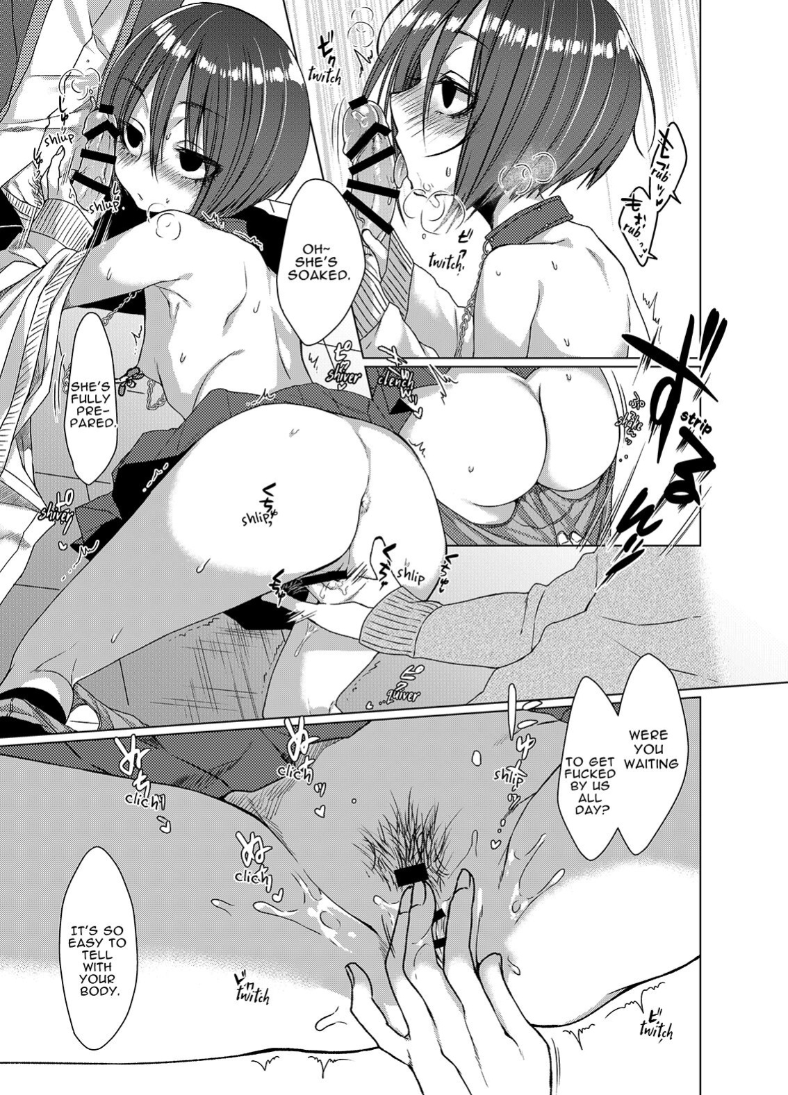 [Himitsukessya Usagi (Dancyo)] Mukuchi na Kurose-san wa Orera no Iinari | Quiet Girl Kurose is at Our Beck & Call [Aichan]