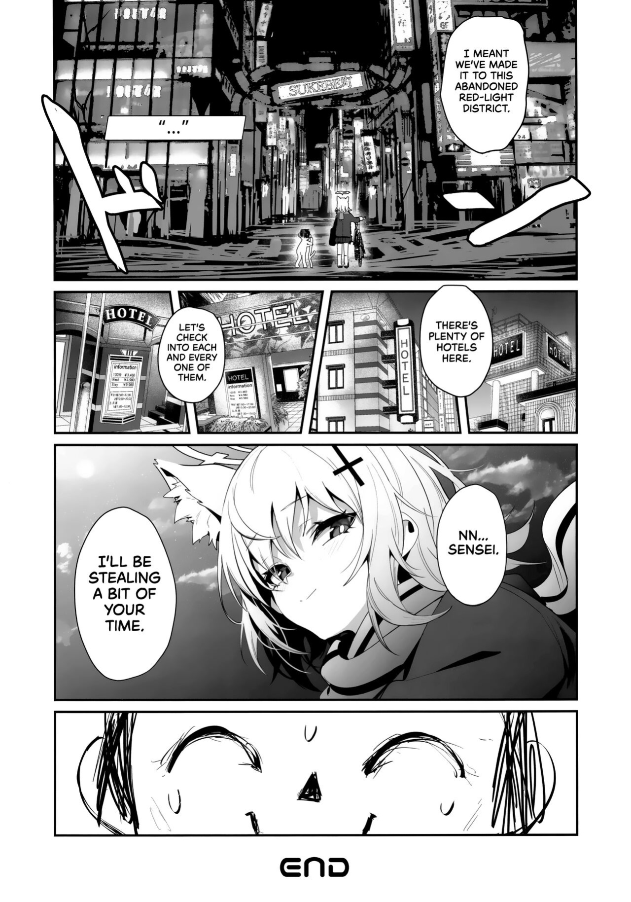 (C103) [Ulrich Laoshi (Ulrich)] ByuruAka～Seiyoku Tuyotuyo Shiroko to Rabuho Ecchi～ | Blyew Archive ~Being Taken To A Love Hotel By An EXTREMELY Horny Shiroko~ (Blue Archive) [head empty]