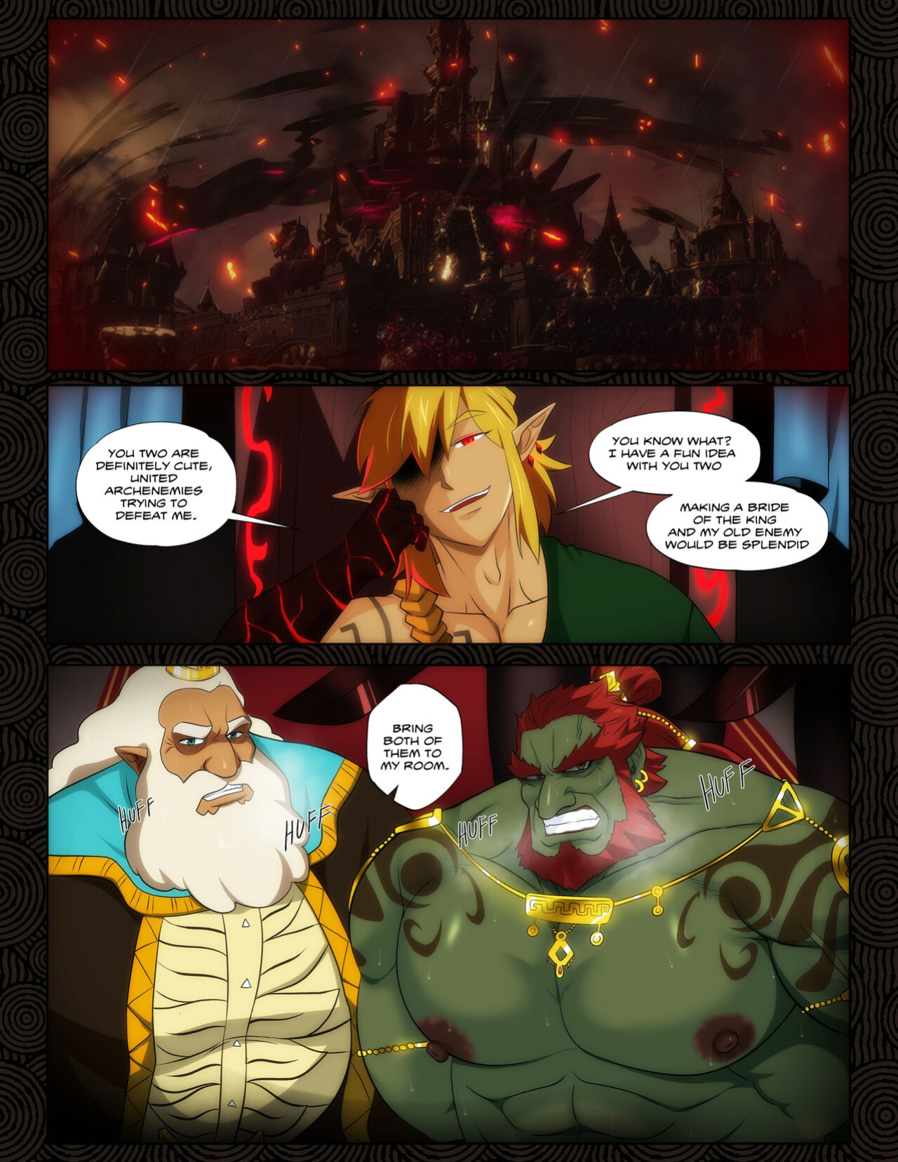 Passion In The Kingdom : Link X Ganondorf/King Rhoam