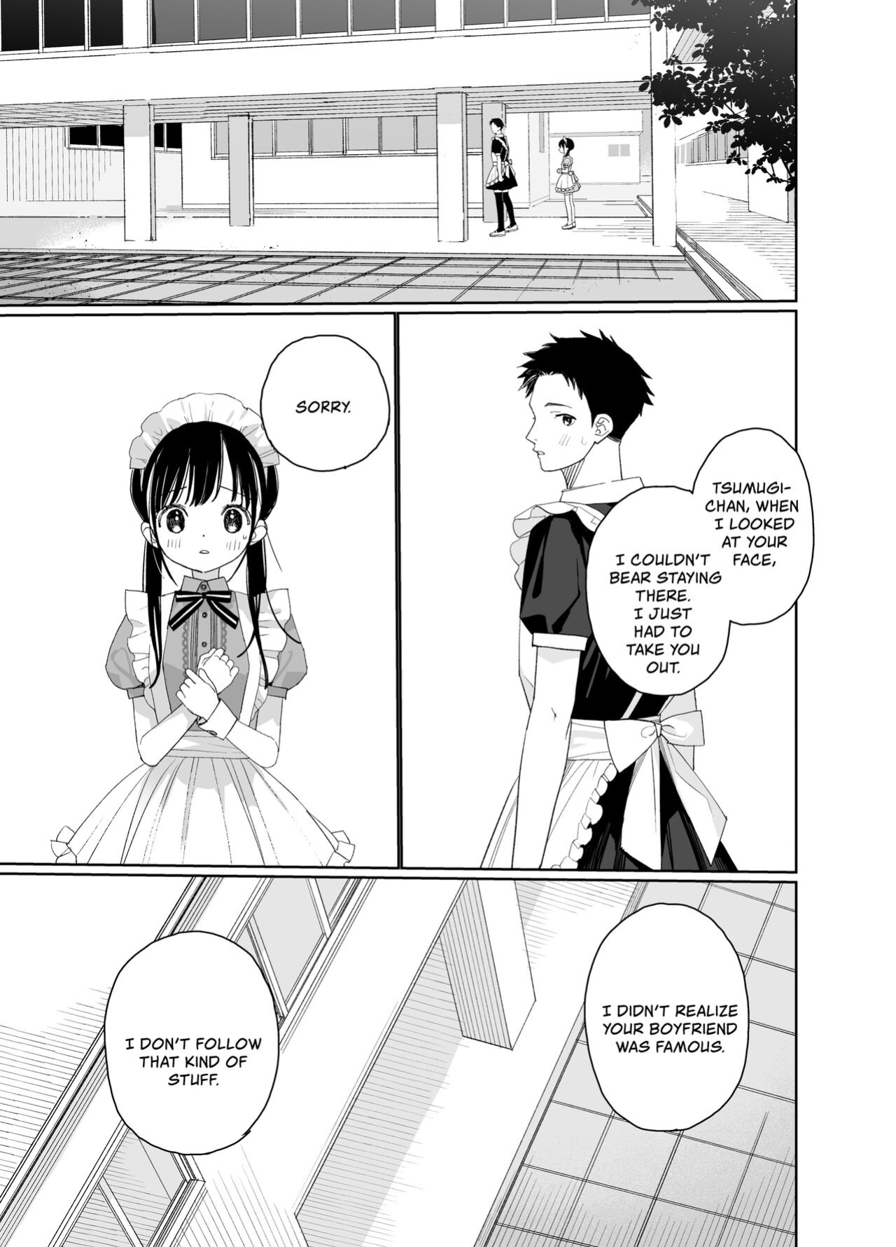 [S-Size (Shinachiku)] Matatabi-sou no Shiro-kun - Bunkasai no Maid-san | Shiro-kun from the Catnip Manor - The Maid at the Cultural Festival [Occult Buns]