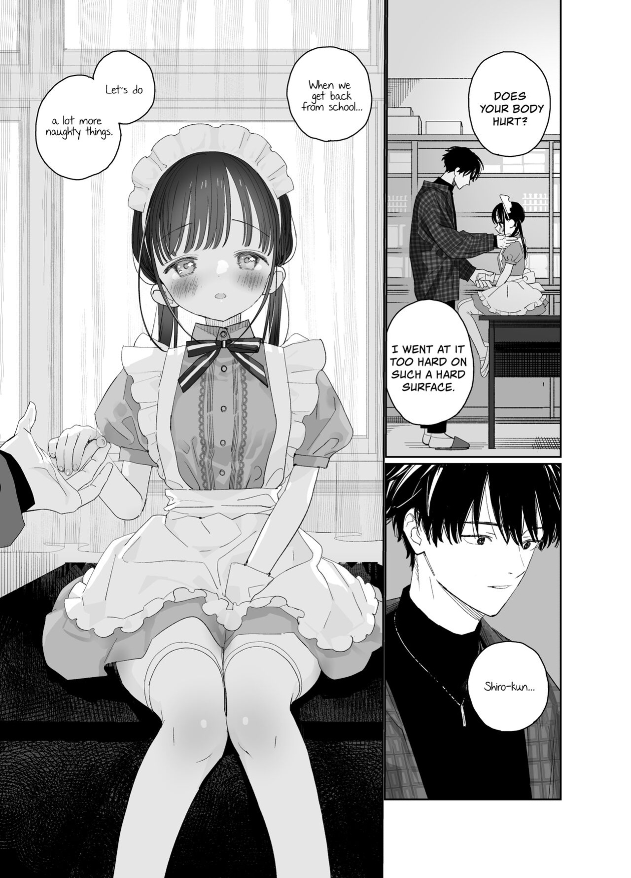 [S-Size (Shinachiku)] Matatabi-sou no Shiro-kun - Bunkasai no Maid-san | Shiro-kun from the Catnip Manor - The Maid at the Cultural Festival [Occult Buns]