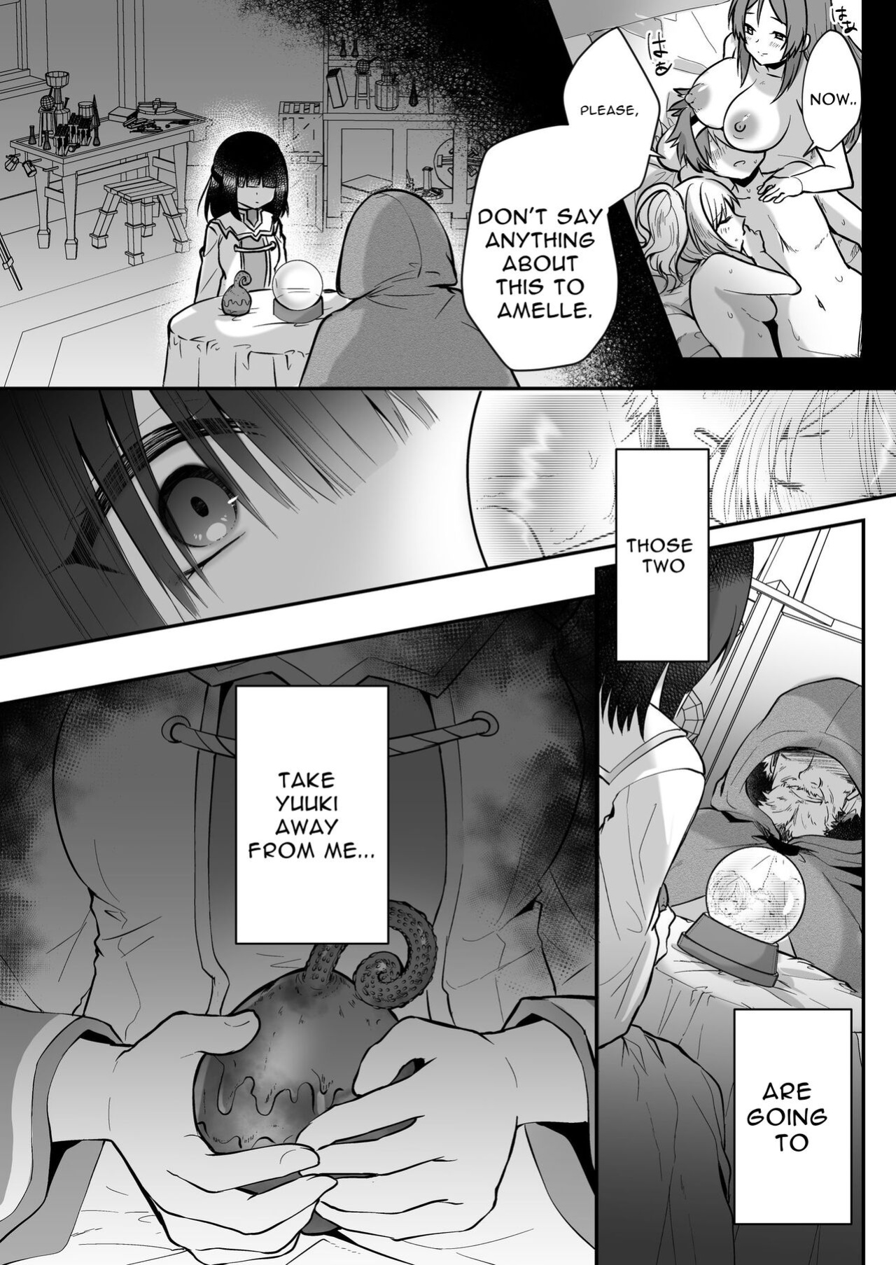 [Seika Kairaku Shoten (Eltoria, Rurimaru)] Yami Ochi Sister no Marunomi Kairaku Osen ~NTR Shi ni kuru Yatsu Zenin Marunomi Sureba Watashi no Kachida yo ne~ | Vore Pleasure Contamination of a Darkly Corrupted Cleric