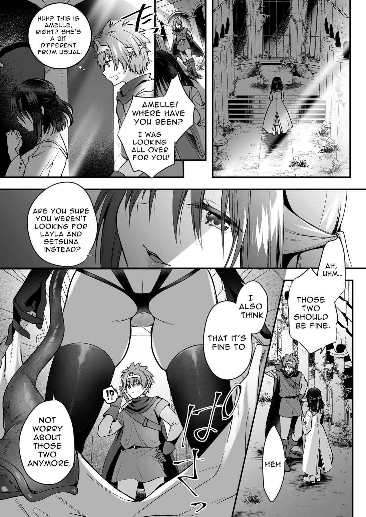 [Seika Kairaku Shoten (Eltoria, Rurimaru)] Yami Ochi Sister no Marunomi Kairaku Osen ~NTR Shi ni kuru Yatsu Zenin Marunomi Sureba Watashi no Kachida yo ne~ | Vore Pleasure Contamination of a Darkly Corrupted Cleric