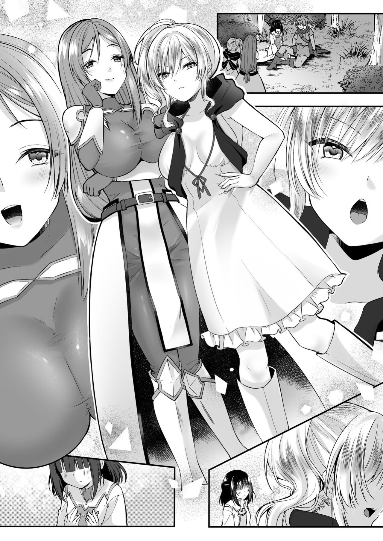 [Seika Kairaku Shoten (Eltoria, Rurimaru)] Yami Ochi Sister no Marunomi Kairaku Osen ~NTR Shi ni kuru Yatsu Zenin Marunomi Sureba Watashi no Kachida yo ne~ | Vore Pleasure Contamination of a Darkly Corrupted Cleric