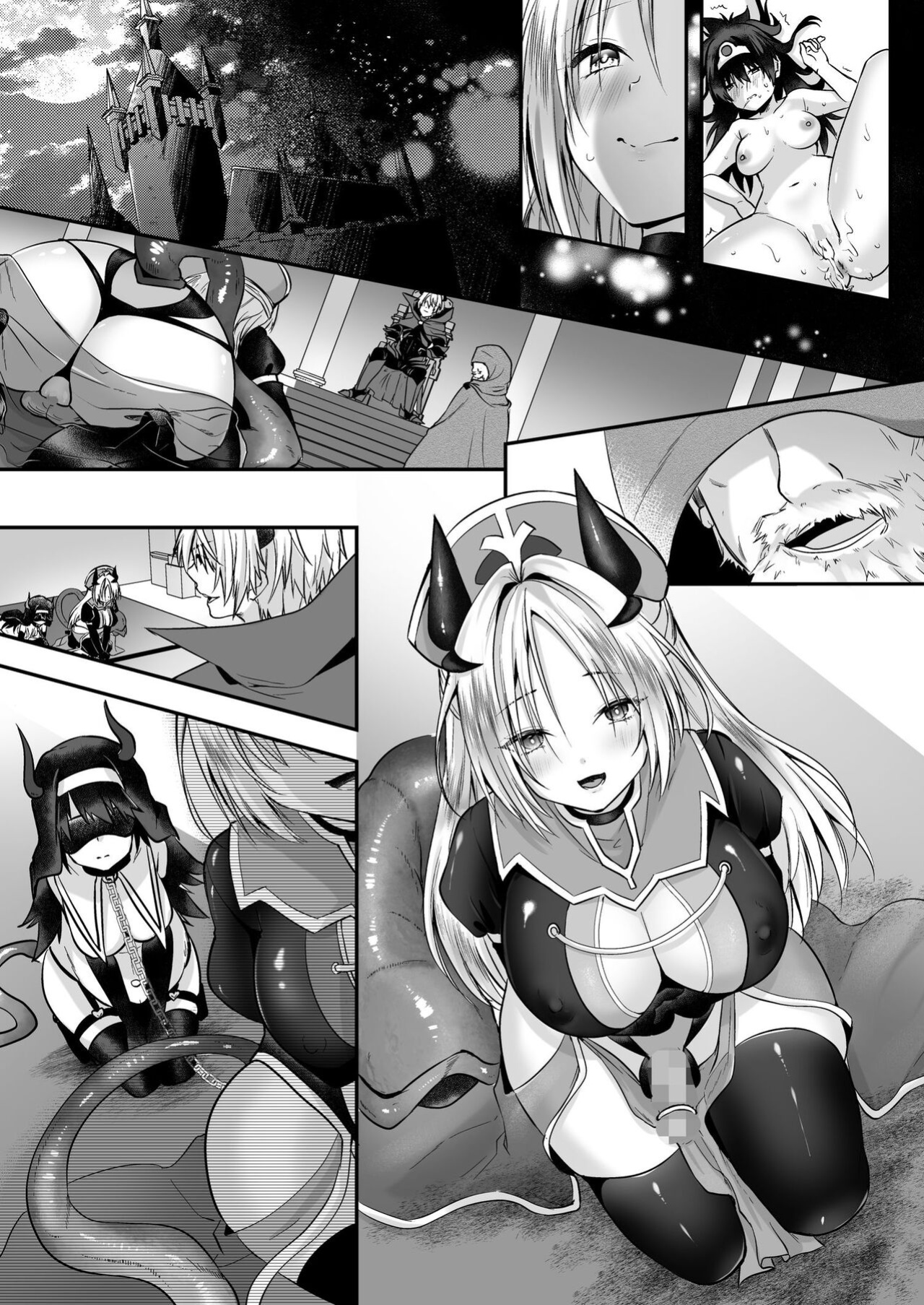 [Seika Kairaku Shoten (Eltoria, Rurimaru)] Yami Ochi Sister no Marunomi Kairaku Osen ~NTR Shi ni kuru Yatsu Zenin Marunomi Sureba Watashi no Kachida yo ne~ | Vore Pleasure Contamination of a Darkly Corrupted Cleric