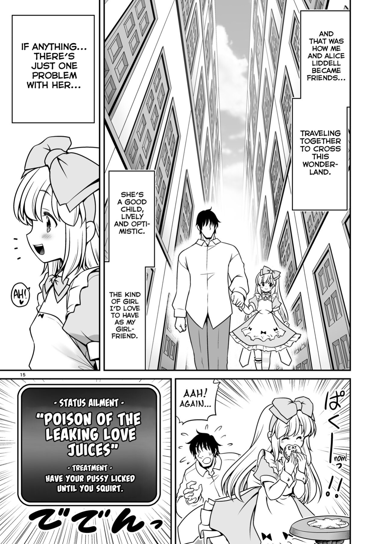 [Yosutebito na Mangakaki (Tomoki Tomonori)] Ecchi na Gedoku ni Hamacchatte Jibun kara Doku o Ukeru Komatta Alice (Alice in Wonderland) {Mant}