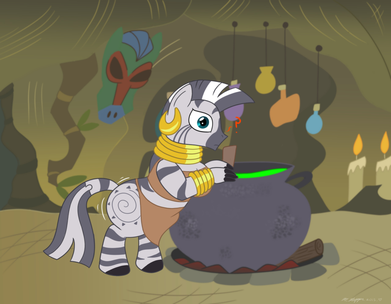 [Necrofeline] Zecora Big Booty Growth Comic (Completed)