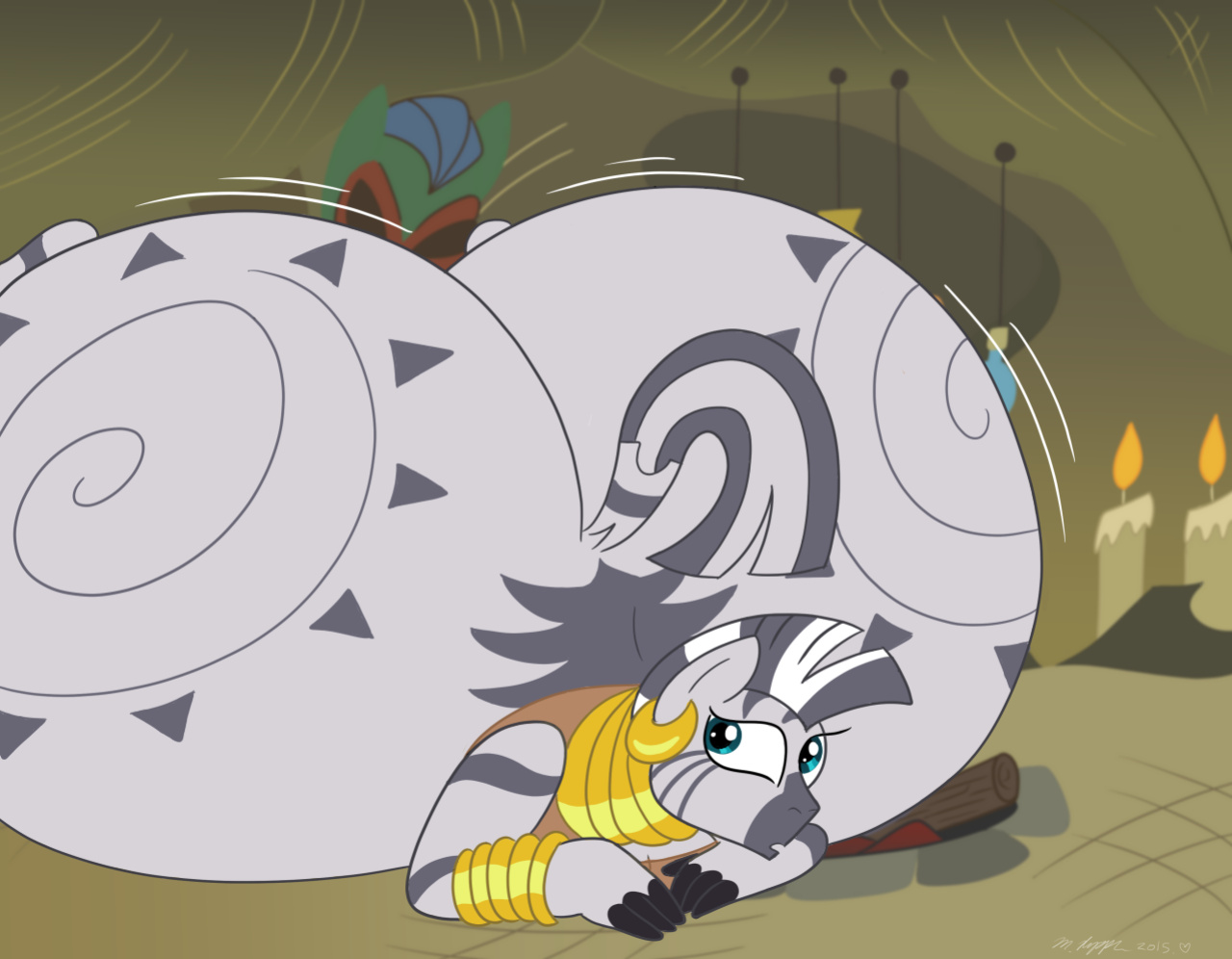 [Necrofeline] Zecora Big Booty Growth Comic (Completed)