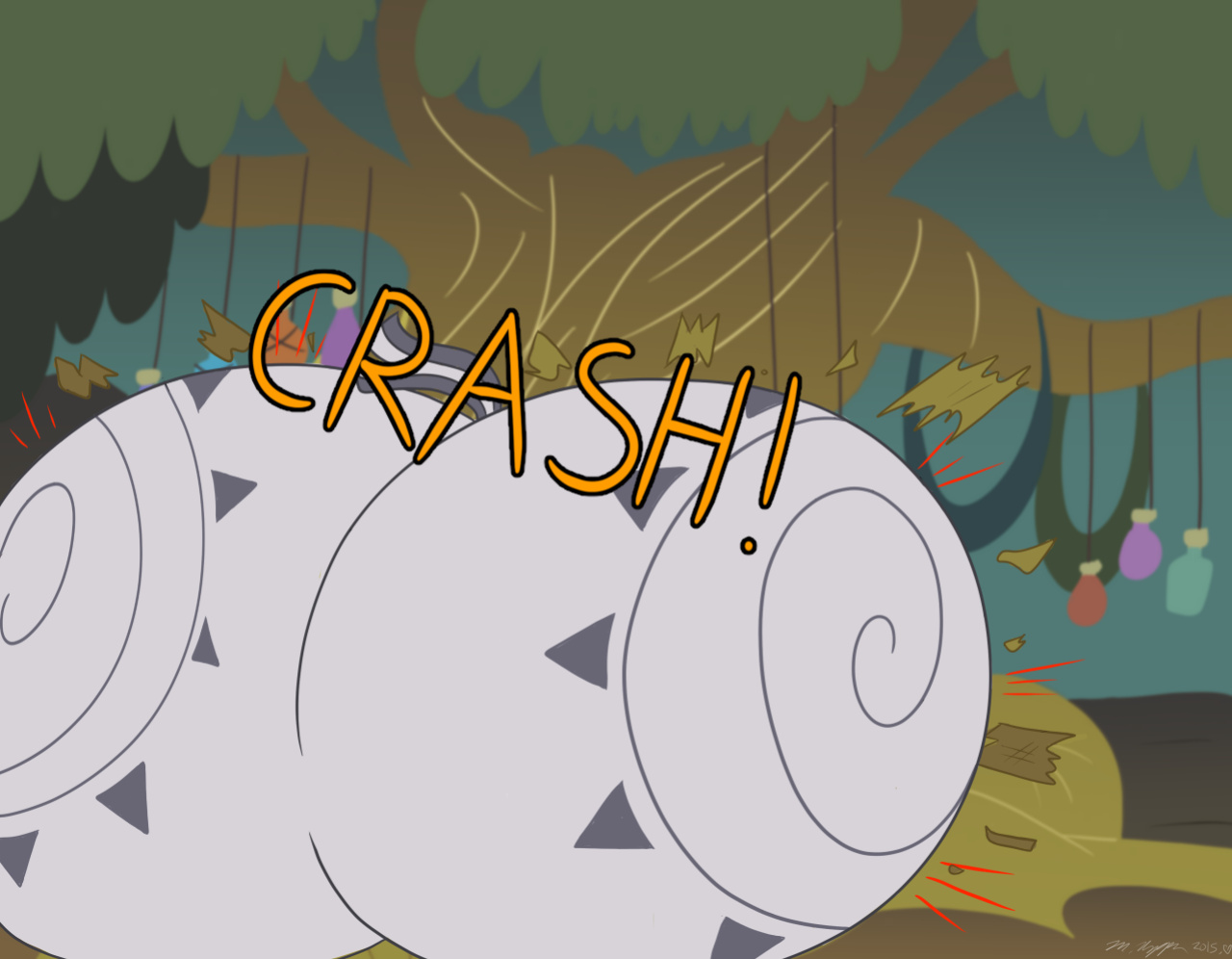 [Necrofeline] Zecora Big Booty Growth Comic (Completed)