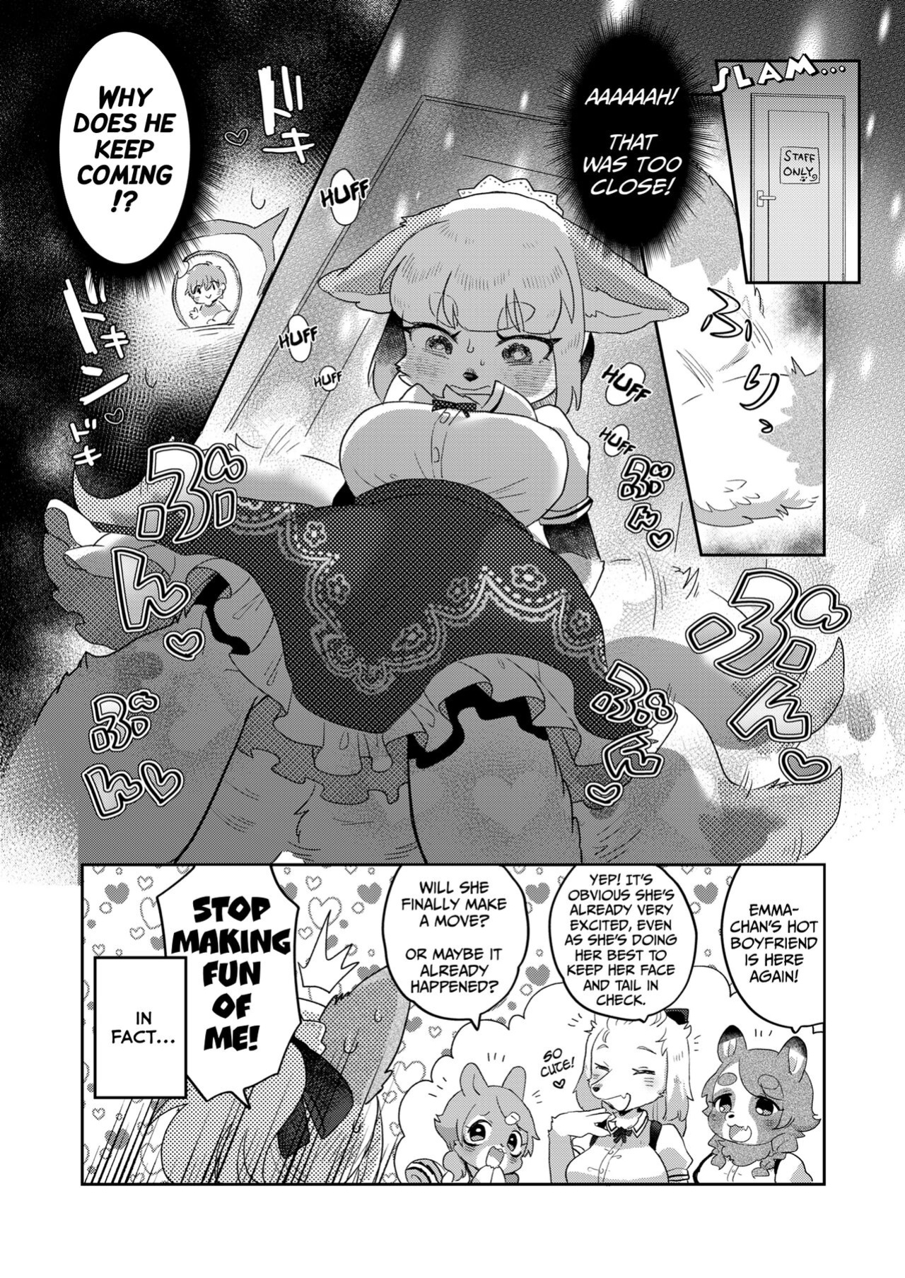 (Kemoket 12) [moffle (mabo)] Kimi no Shippo wo Mofuritai! | I Want to Pet Your Tail Too! [Haj3]