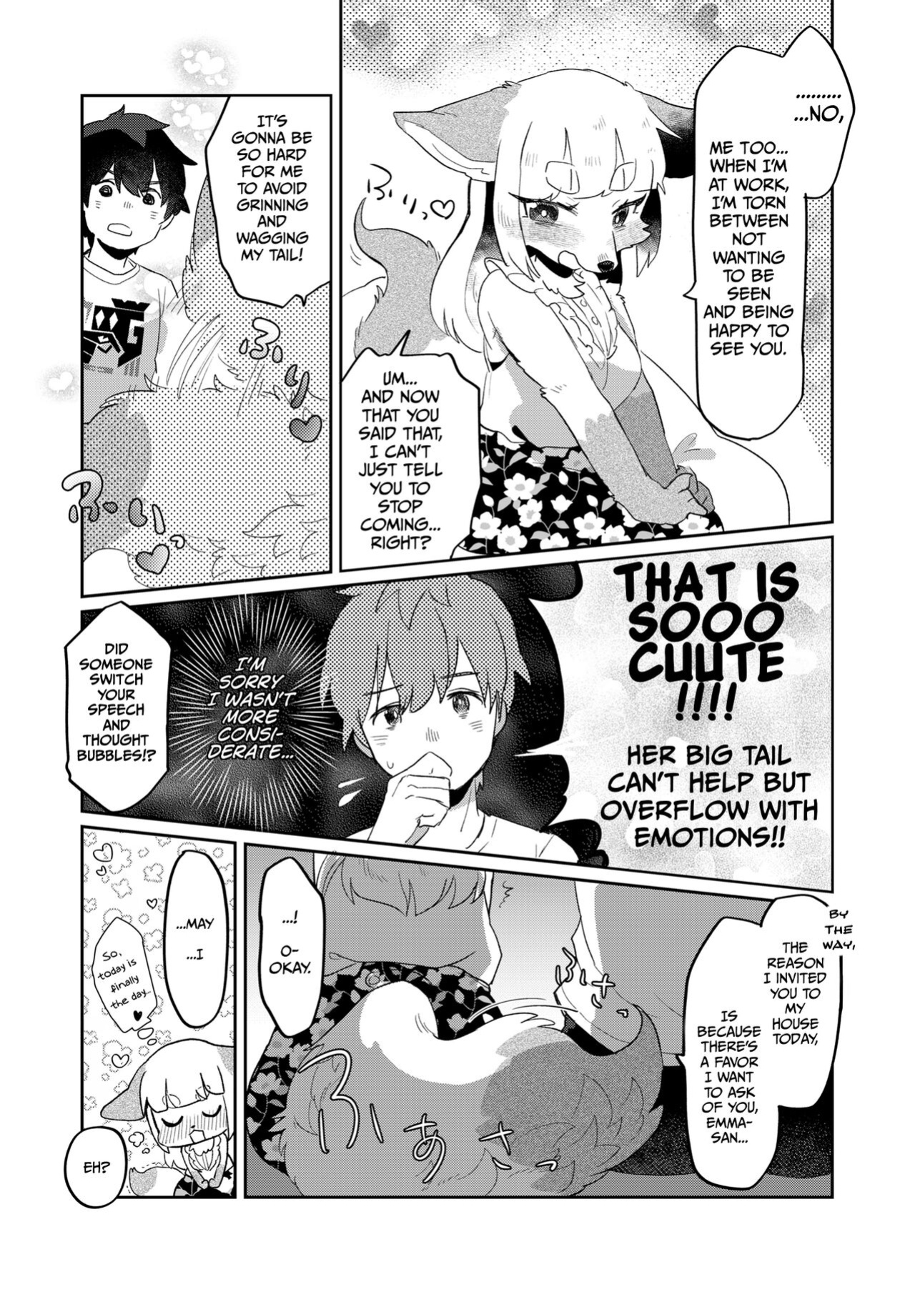 (Kemoket 12) [moffle (mabo)] Kimi no Shippo wo Mofuritai! | I Want to Pet Your Tail Too! [Haj3]