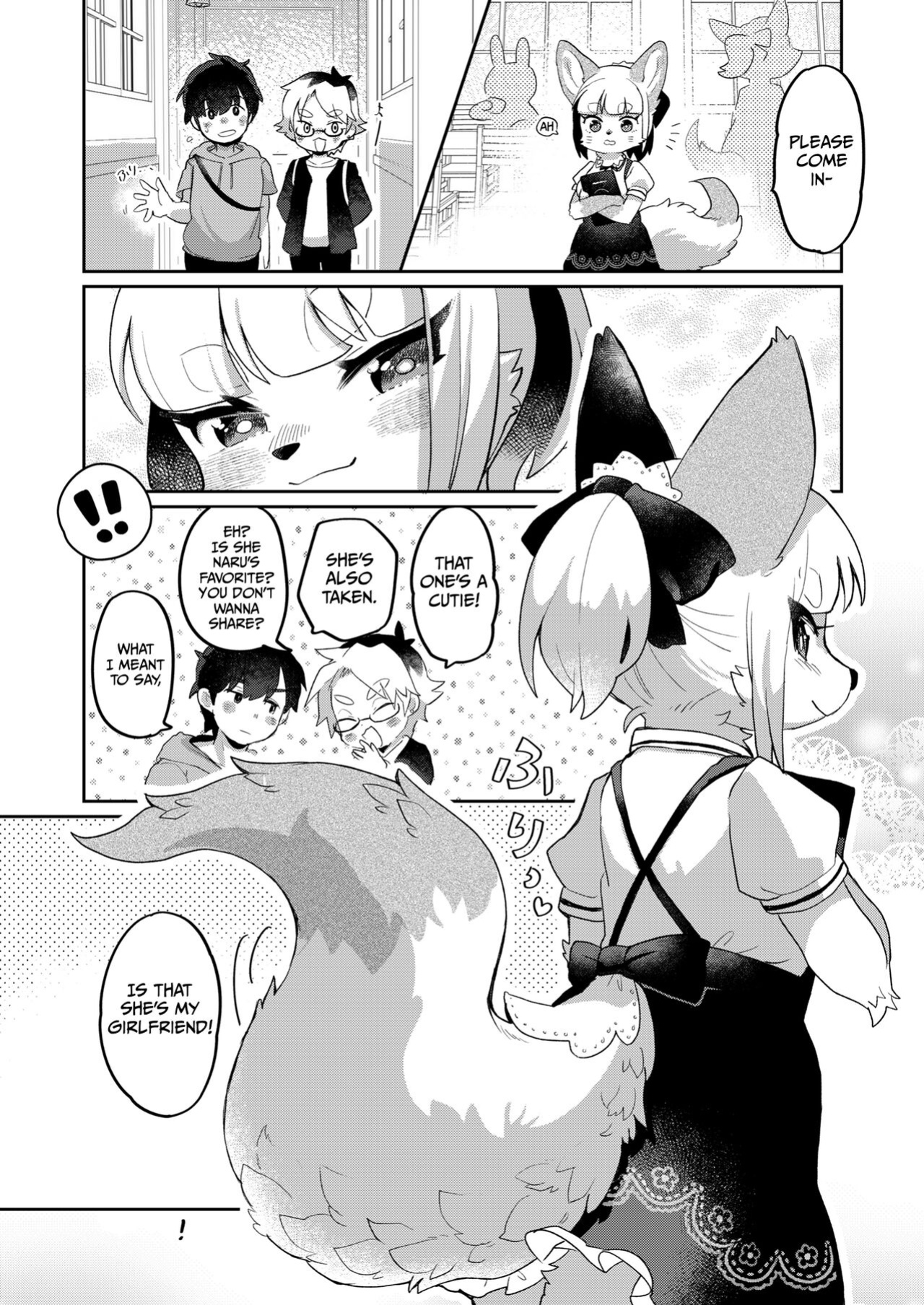(Kemoket 12) [moffle (mabo)] Kimi no Shippo wo Mofuritai! | I Want to Pet Your Tail Too! [Haj3]
