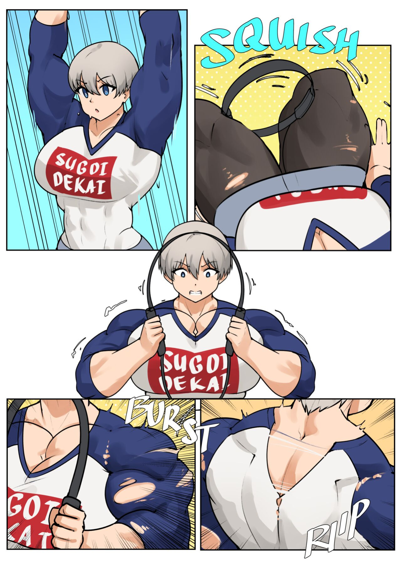 [Musctonk] Hana Uzaki Comic