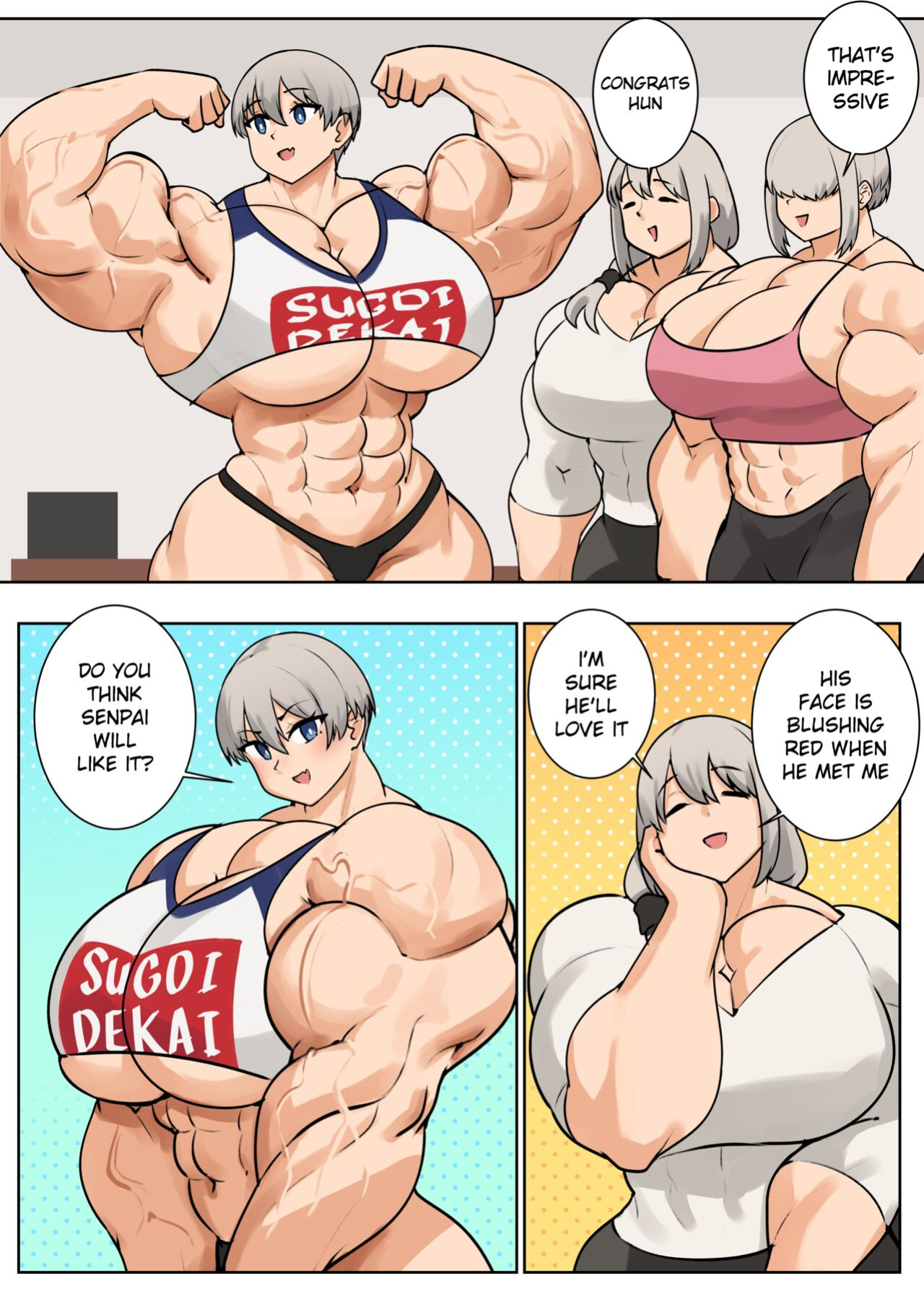 [Musctonk] Hana Uzaki Comic