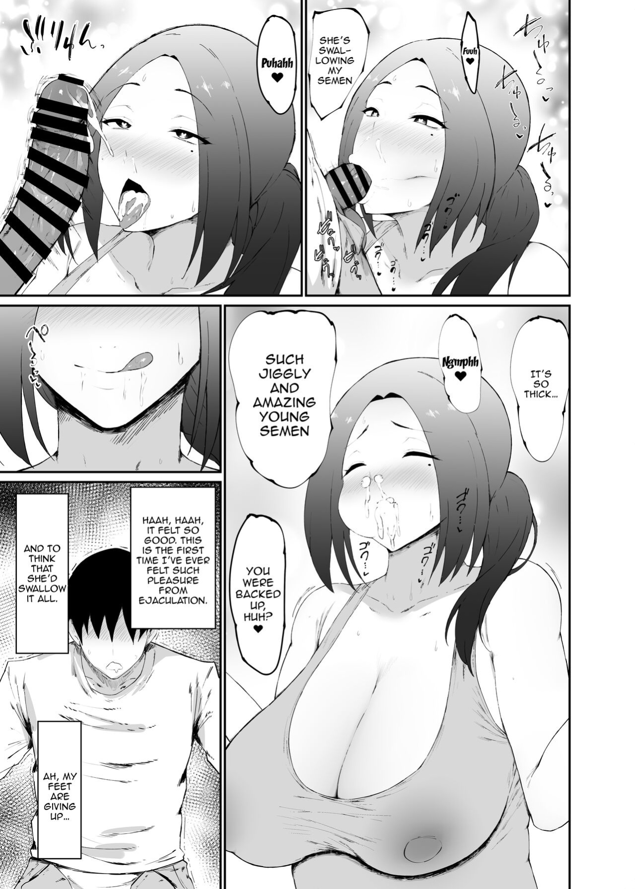 [Ginjou Maggots (Kurotama)] Hitozuma wa Kantan ni Makechau | The Housewife Loses Easily