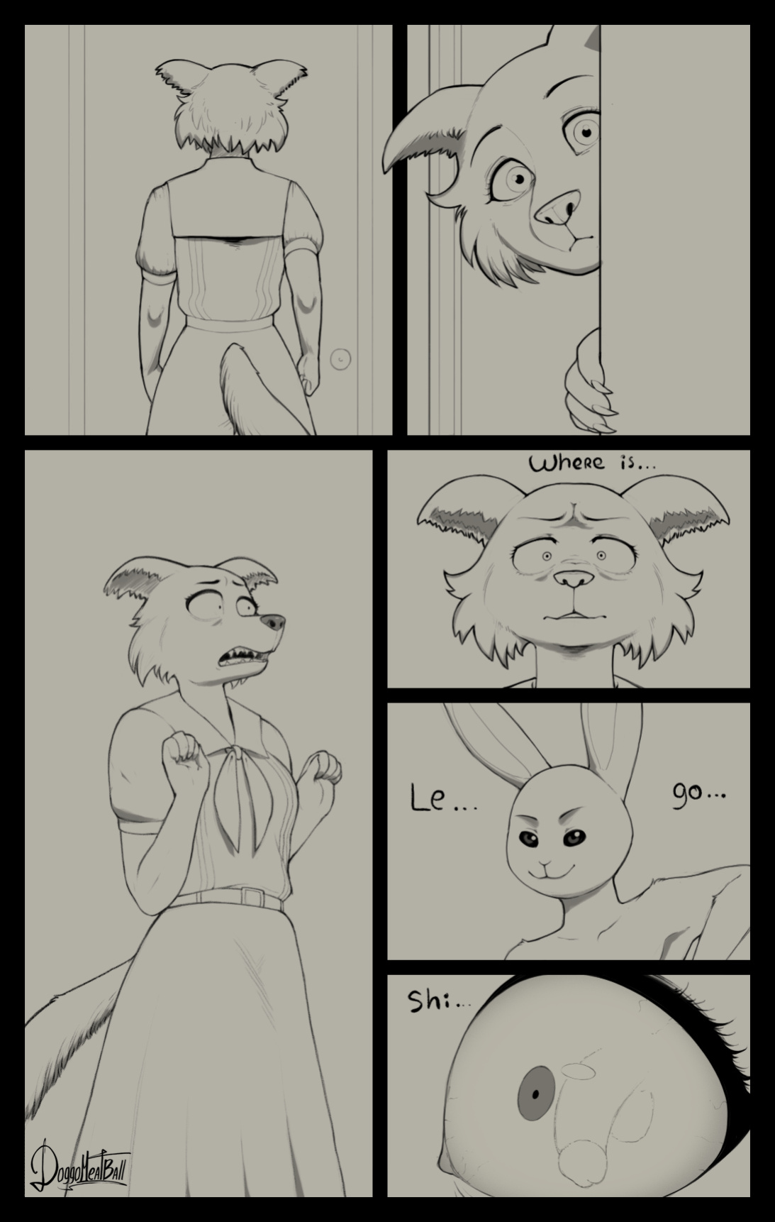 [Doggomeatball] Haru's New Attachment (Beastars)