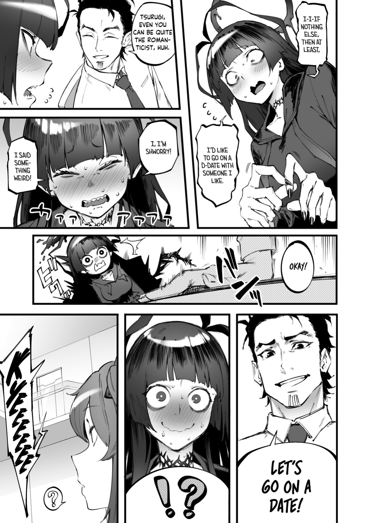 [Metsuki Warui Kyoudan (Suruga Kuroitsu)] Tsurugi datte Seishun shitai | Even Tsurugi wants to experience youth (Blue Archive) [Tea Party Scans]