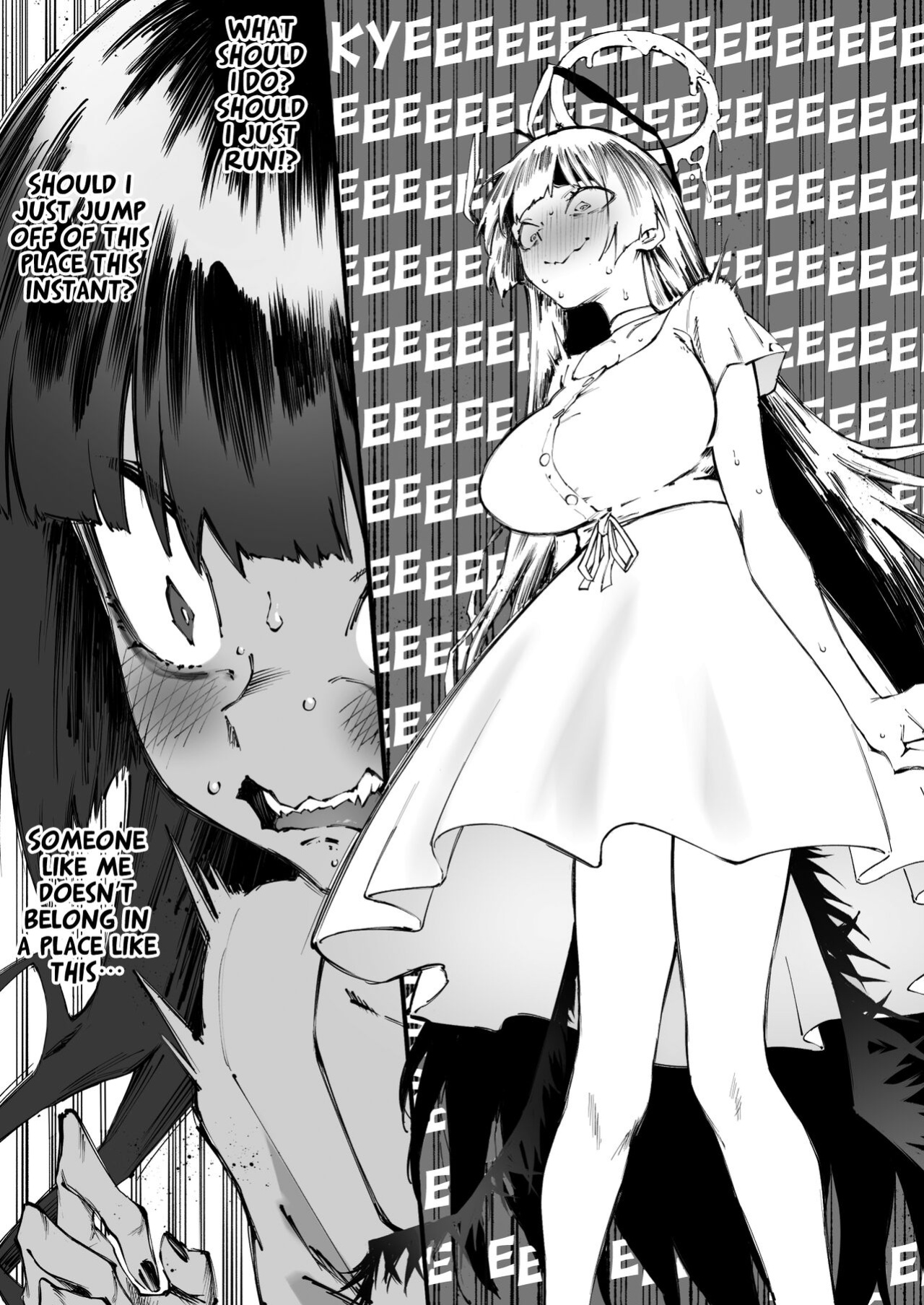 [Metsuki Warui Kyoudan (Suruga Kuroitsu)] Tsurugi datte Seishun shitai | Even Tsurugi wants to experience youth (Blue Archive) [Tea Party Scans]