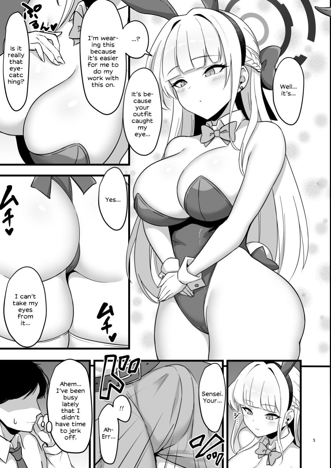 [ZENMAIN (Nejiro)] Tokimeki Bunny -Oshikake Bunny no Seishori Support- | Heartbeat Bunny -Uninvited Bunny's Sexual Support- (Blue Archive) [flowerswamp]