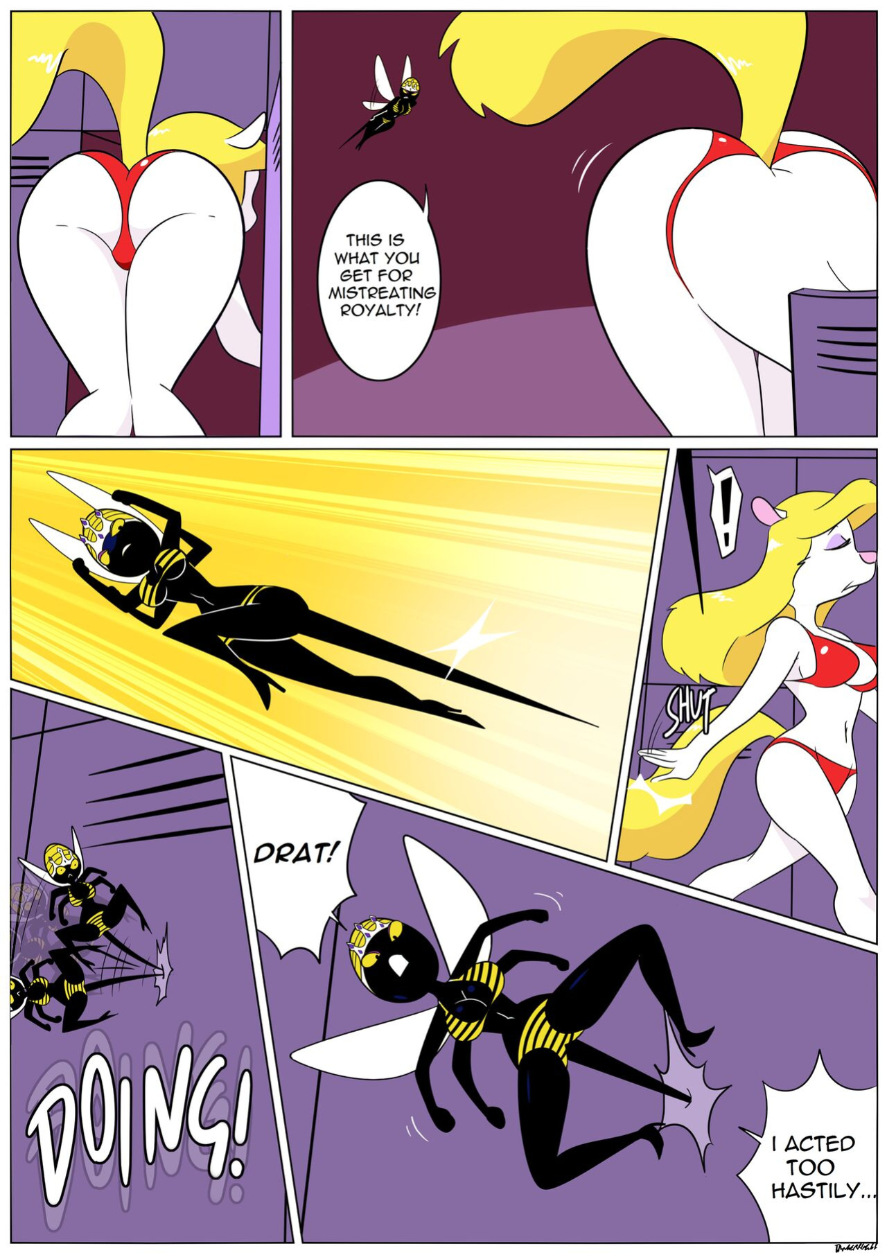 [Dangerking11] Queen Bea's Beach Fight